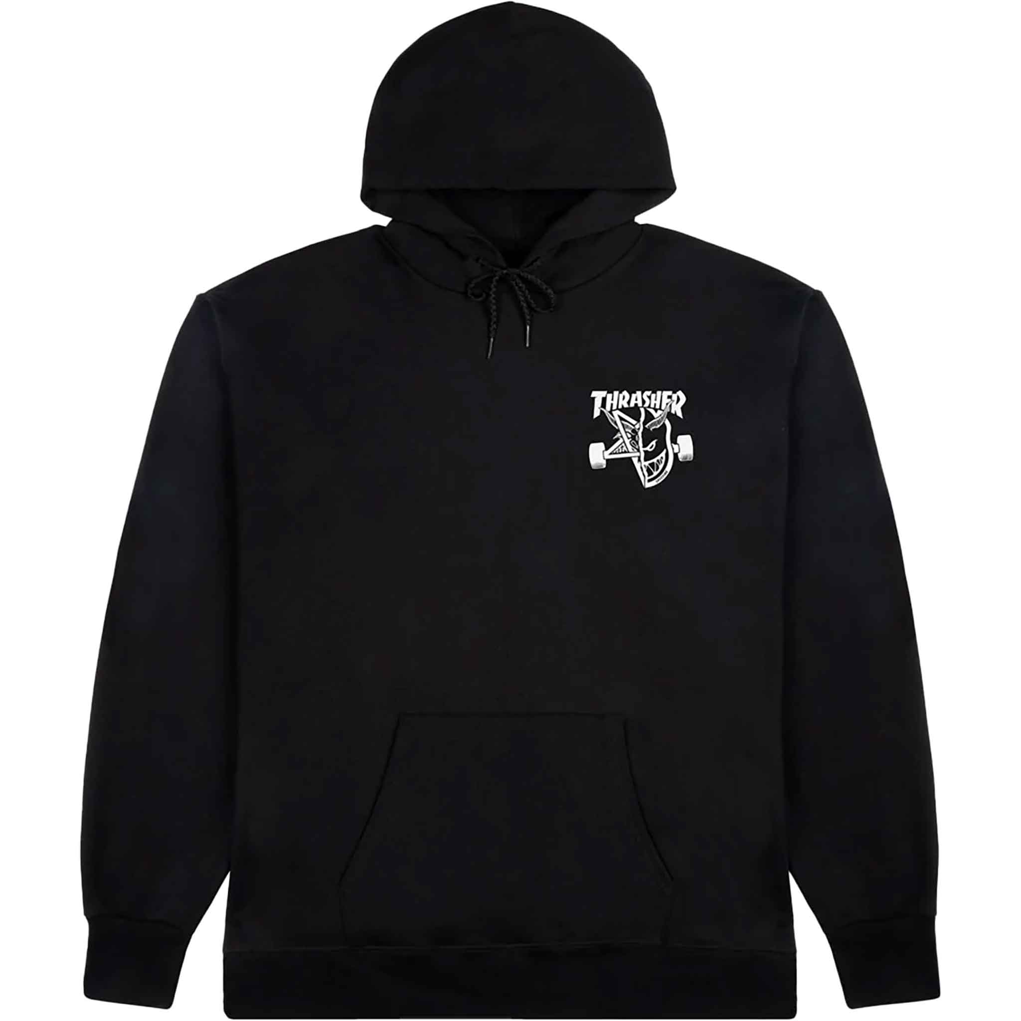 Thrasher X Spitfire Big Head Outline Hoodie Black Sweatshirts