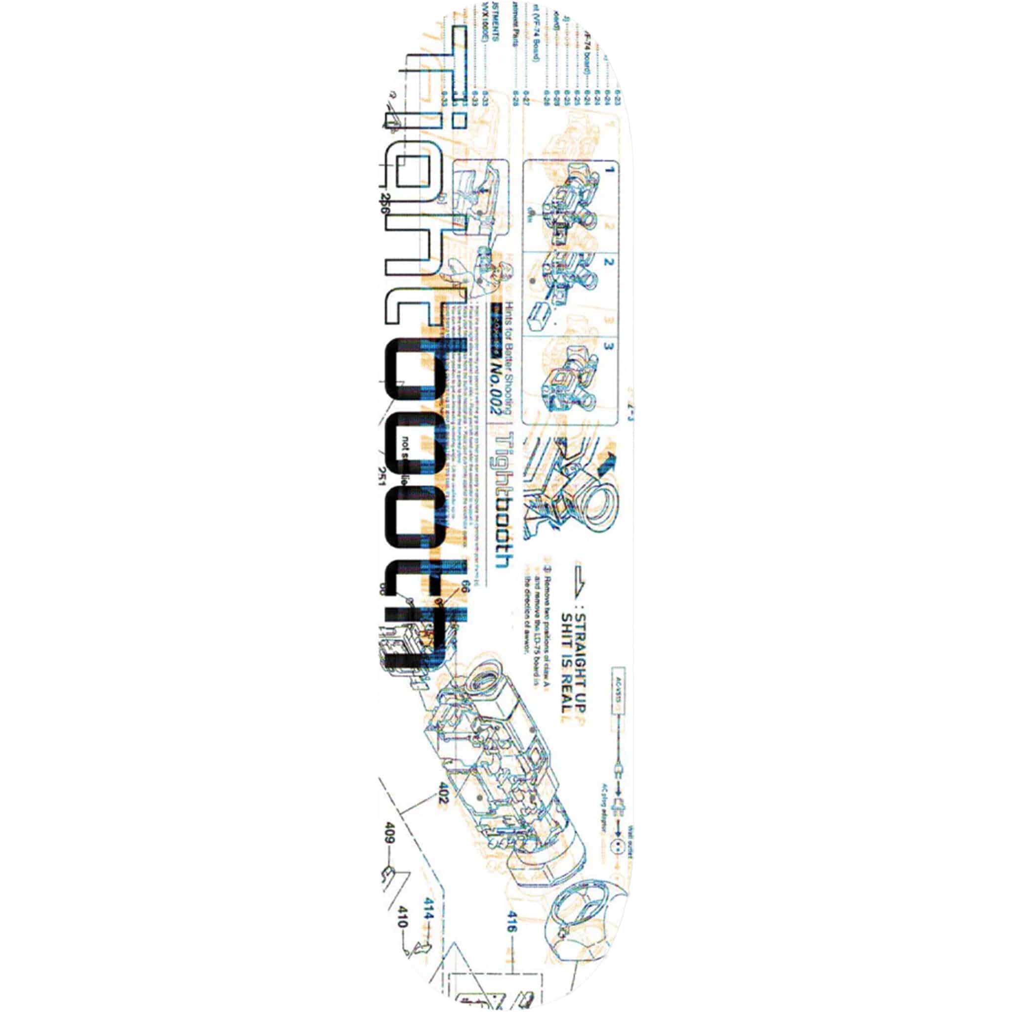 Tightbooth Analyze 1 Skateboard Deck 8.25" Skateboard