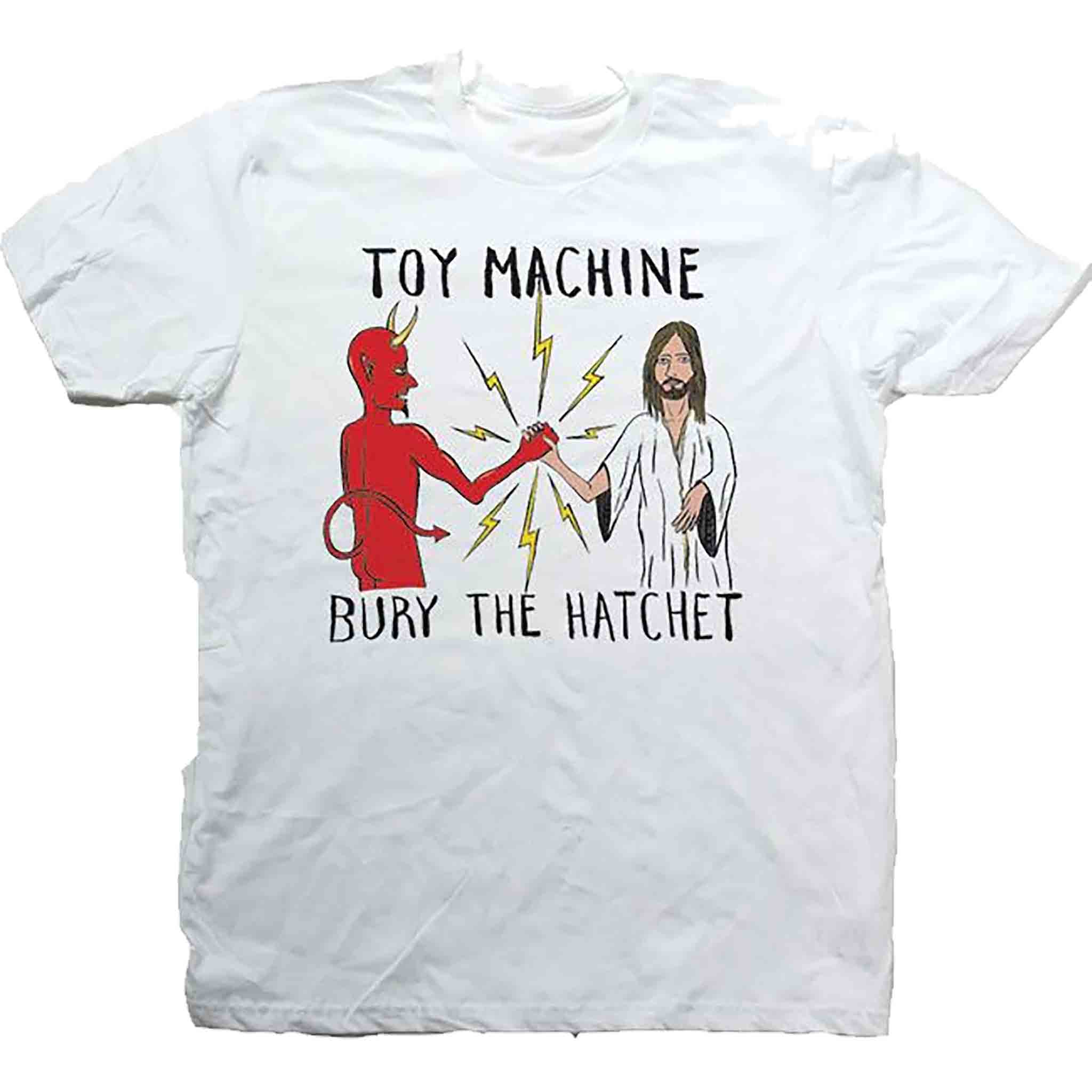 Toy Machine Bury The Hatchet Tee White T Shirt