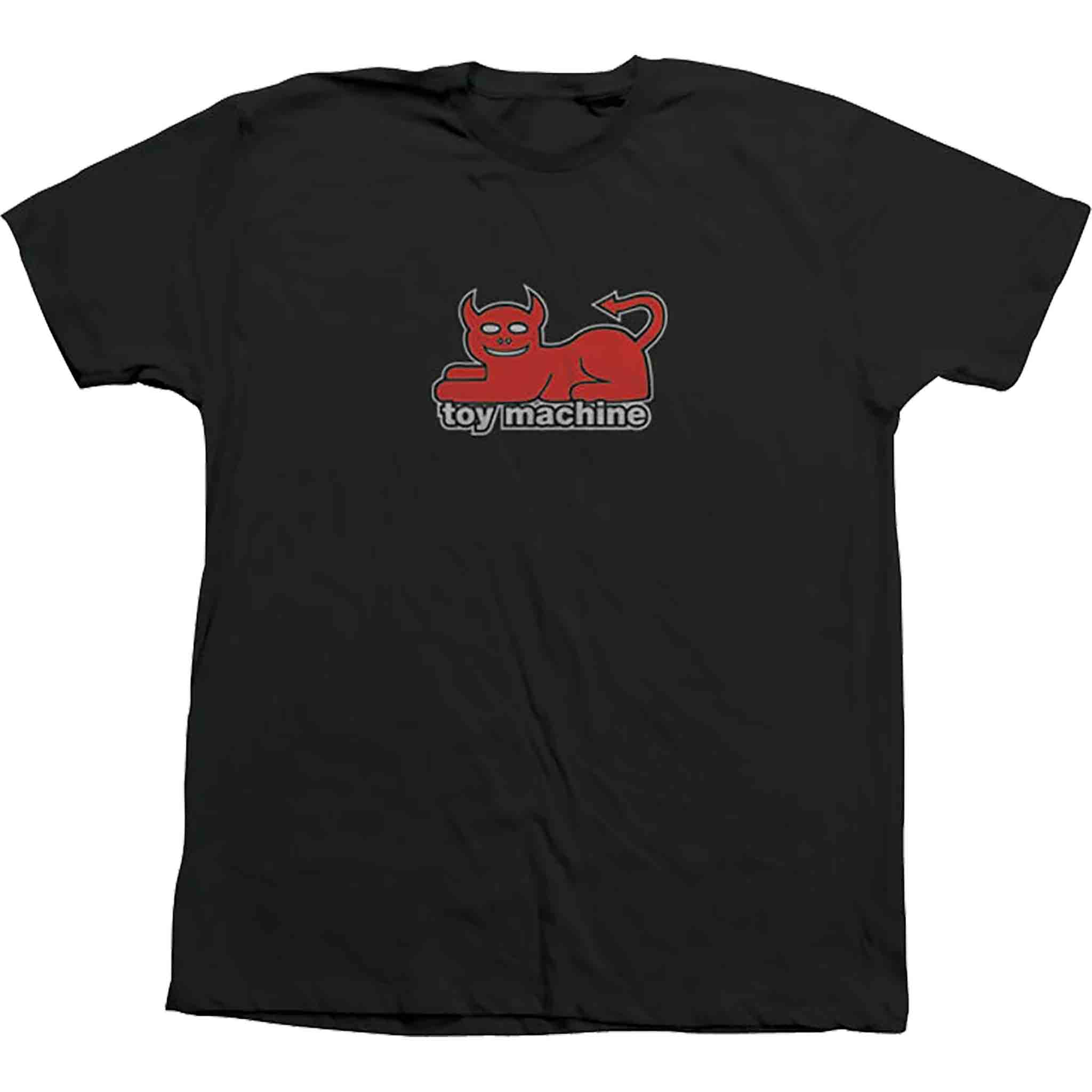 Toy Machine Devil Cat Tee Black T Shirt