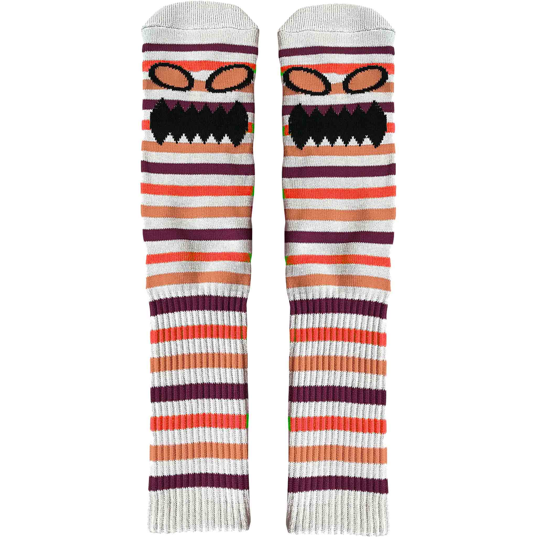 Toy Machine Monster Mini Stripes Socks Orange Socks