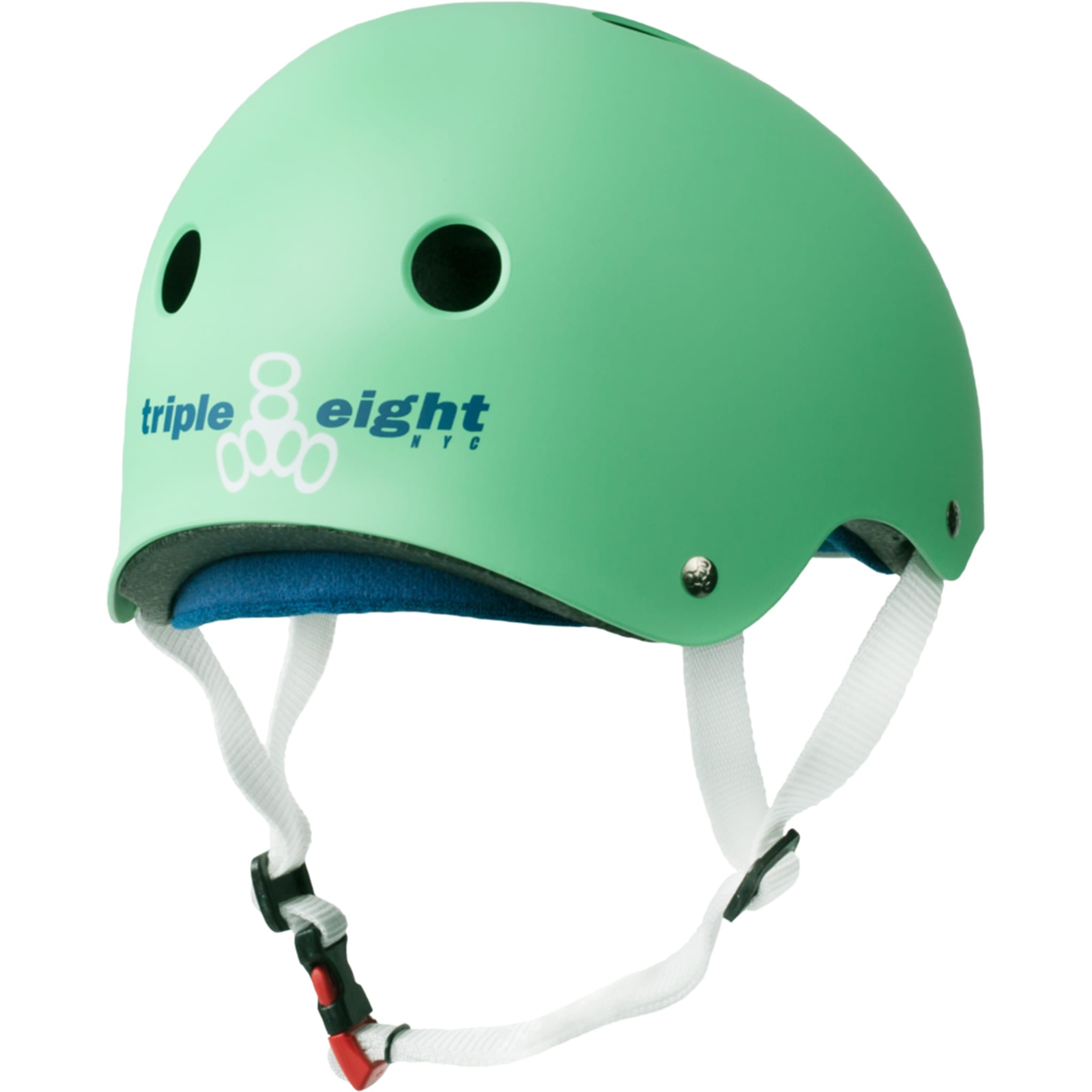 Triple Eight Certified Sweatsaver Helmet Mint Rubber Skateboard Helmet