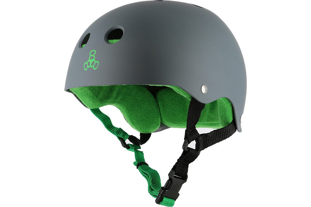 Triple Eight Sweatsaver Helmet Carbon Rubber Skateboard Helmet