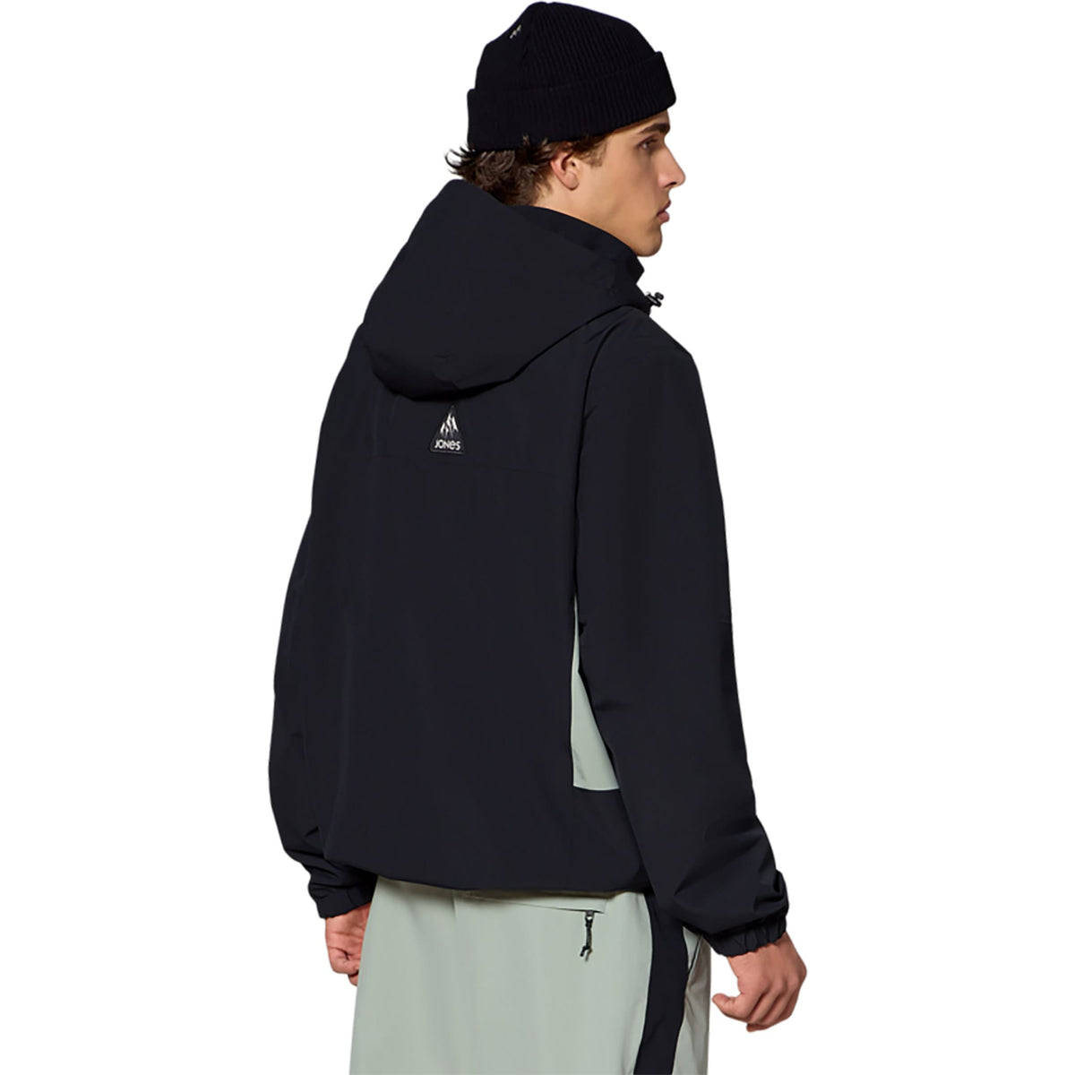 Jones Tweaker Snowboard Jacket Stealth Black 2027 Mens Snowboard Jackets