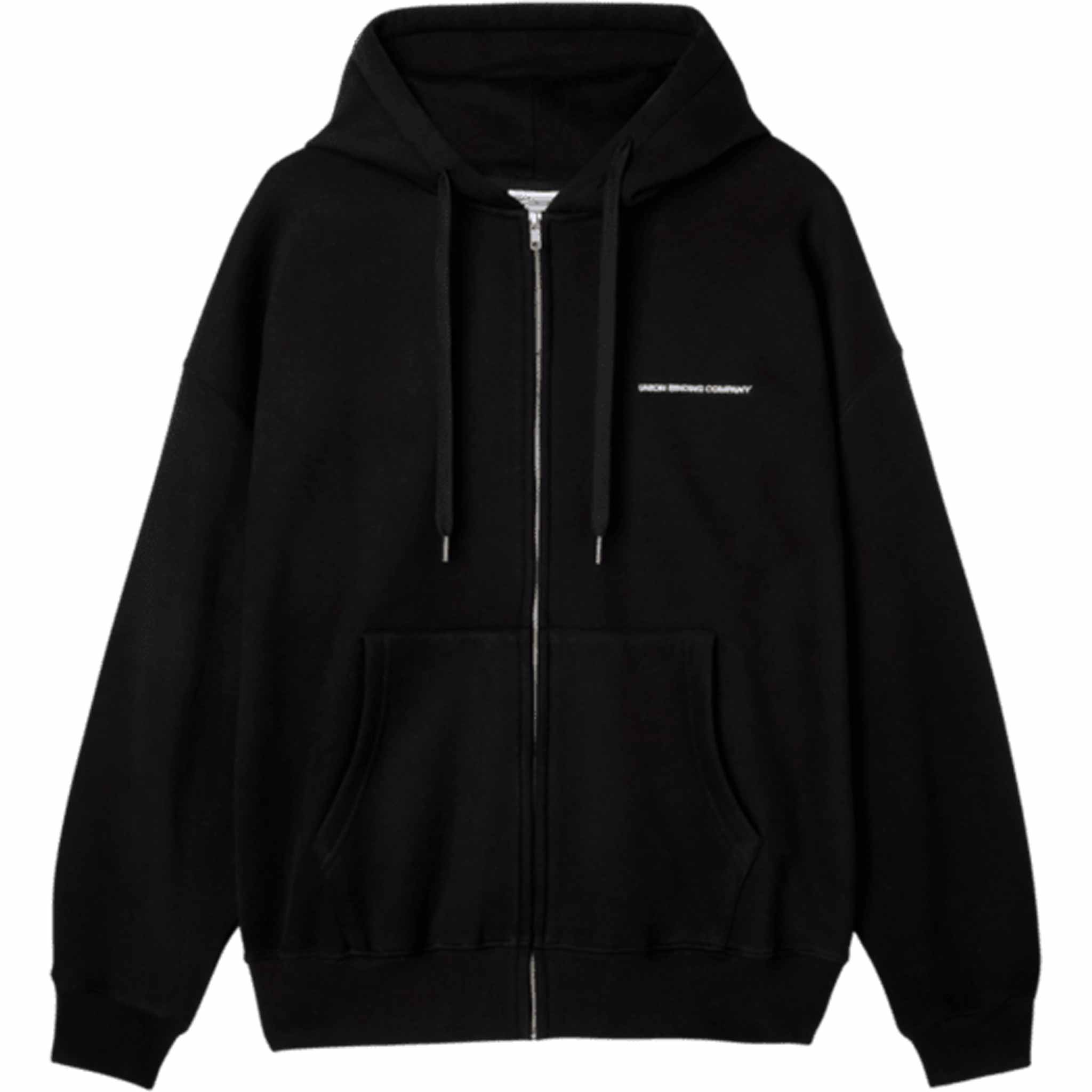 Union 20 Year Zip Hoodie Black Sweatshirts