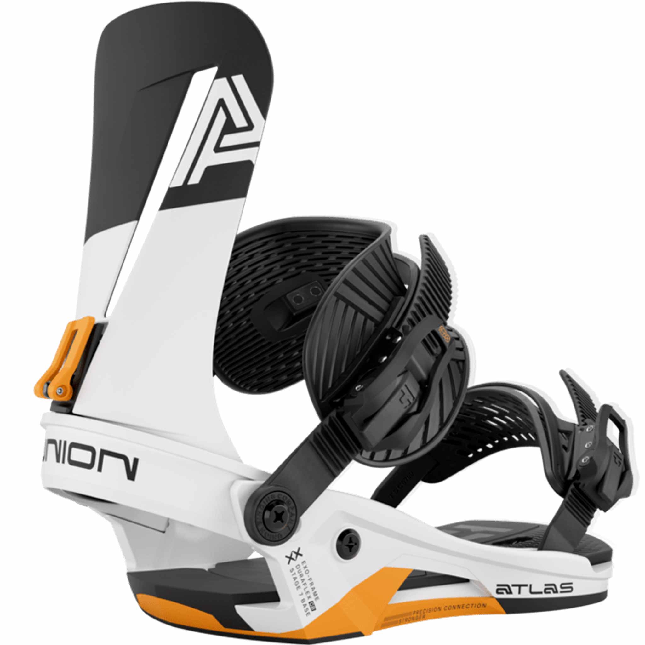 Union Atlas Snowboard Binding White Orange 2026 Mens Bindings