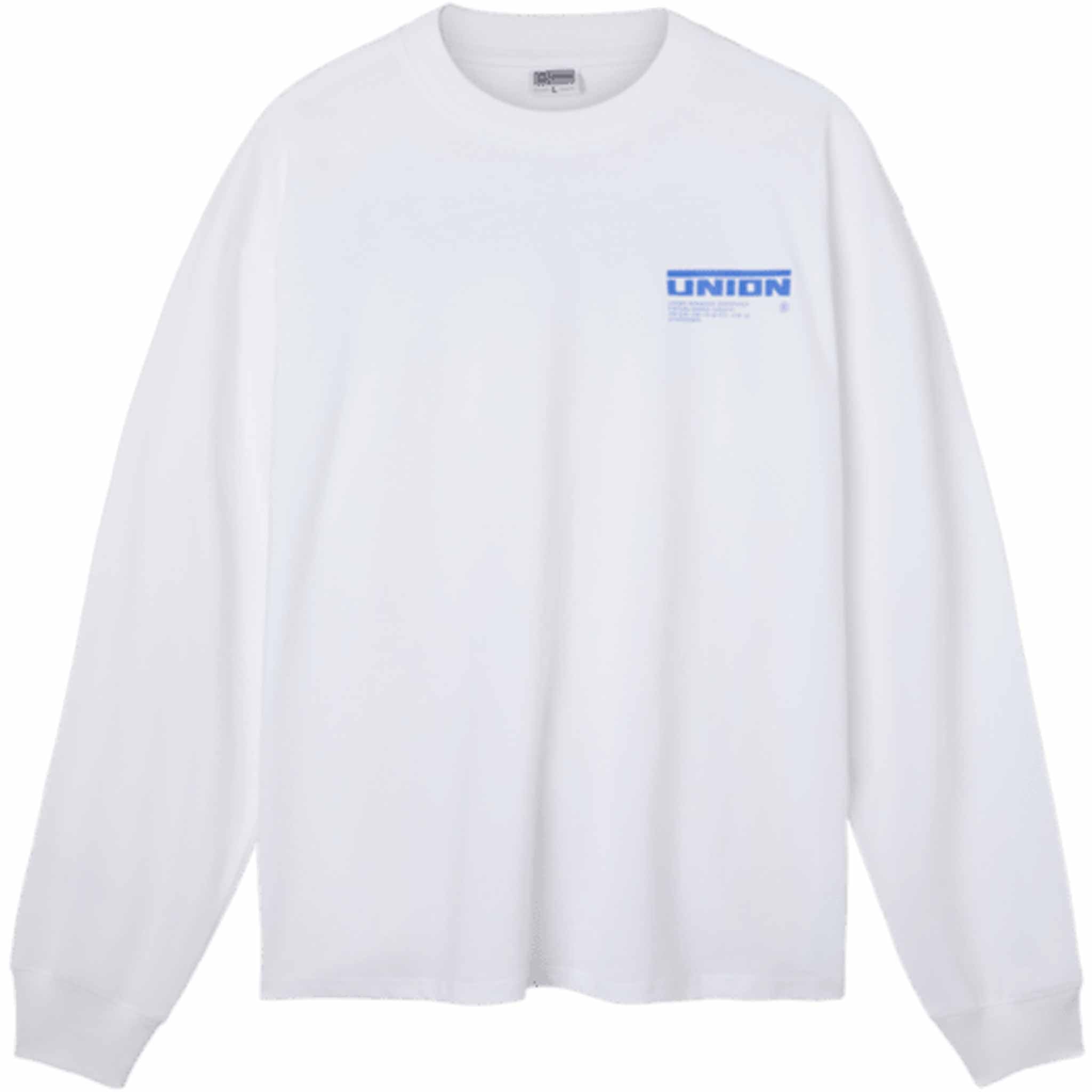 Union DDC Long Sleeve Tee White T Shirt