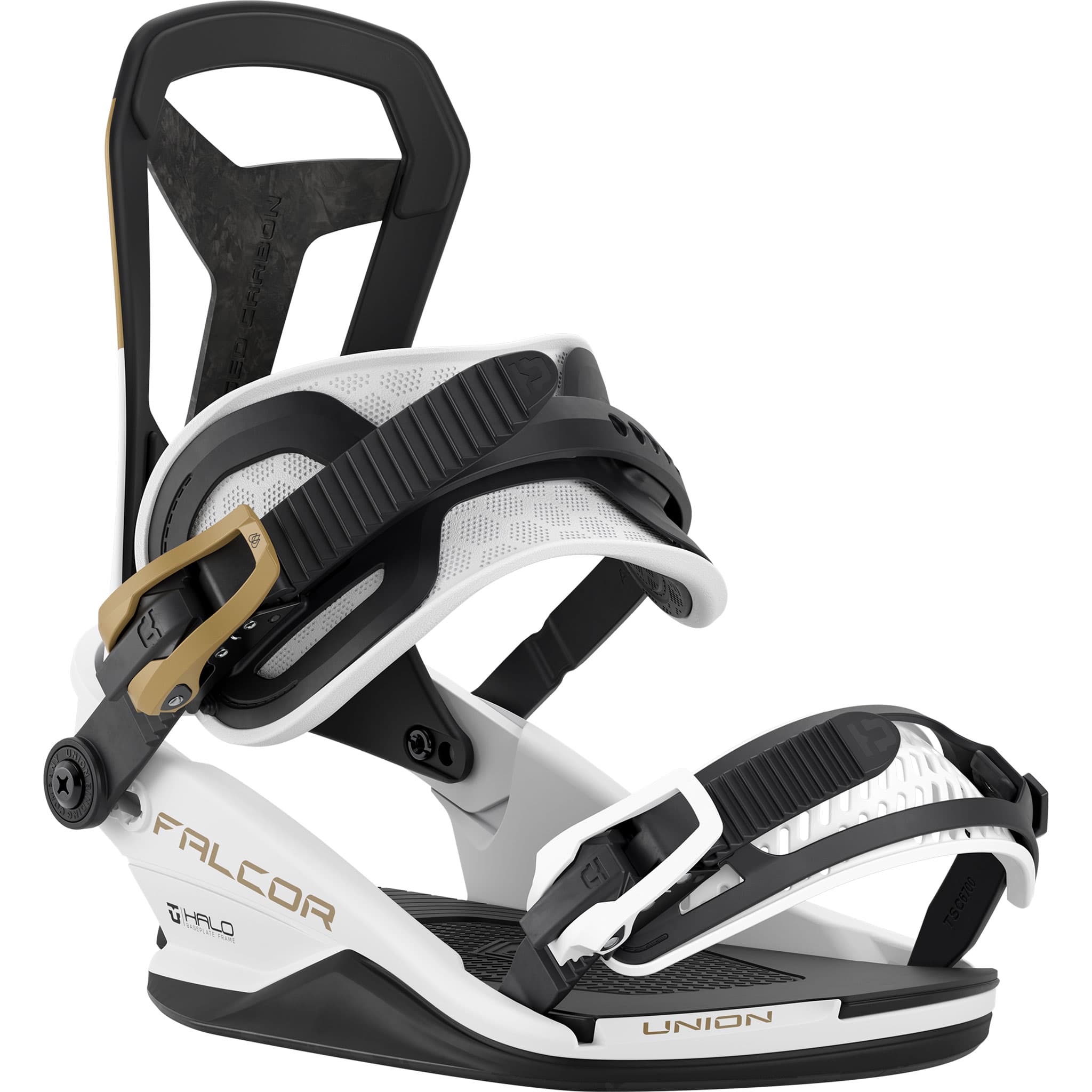 Union Falcor Snowboard Binding Bianco 2027 Mens Snowboard Bindings