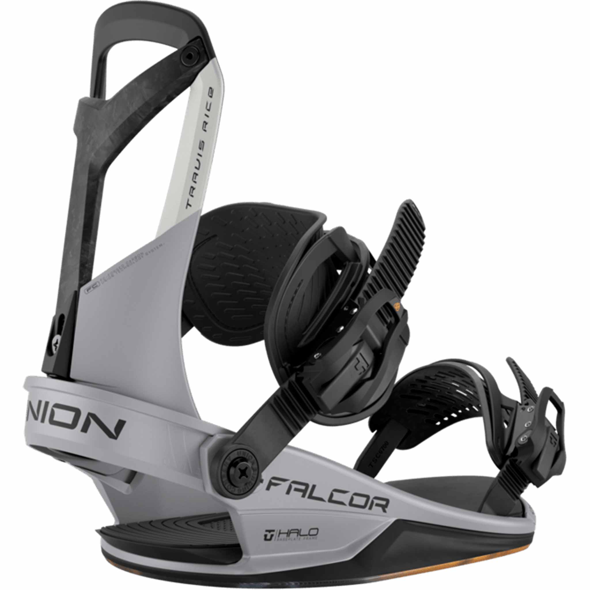 Union Falcor Snowboard Binding Fossil Grey 2026 Mens Bindings