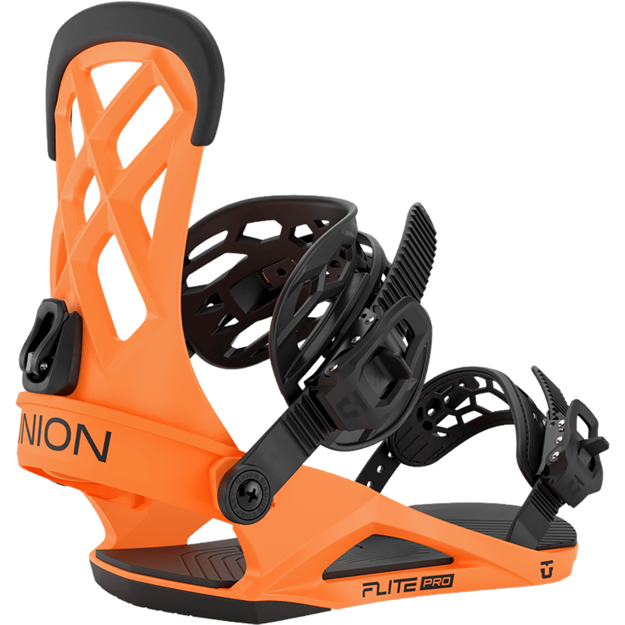 Union Flite Pro Snowboard Binding Orange 2027 Mens Snowboard Bindings