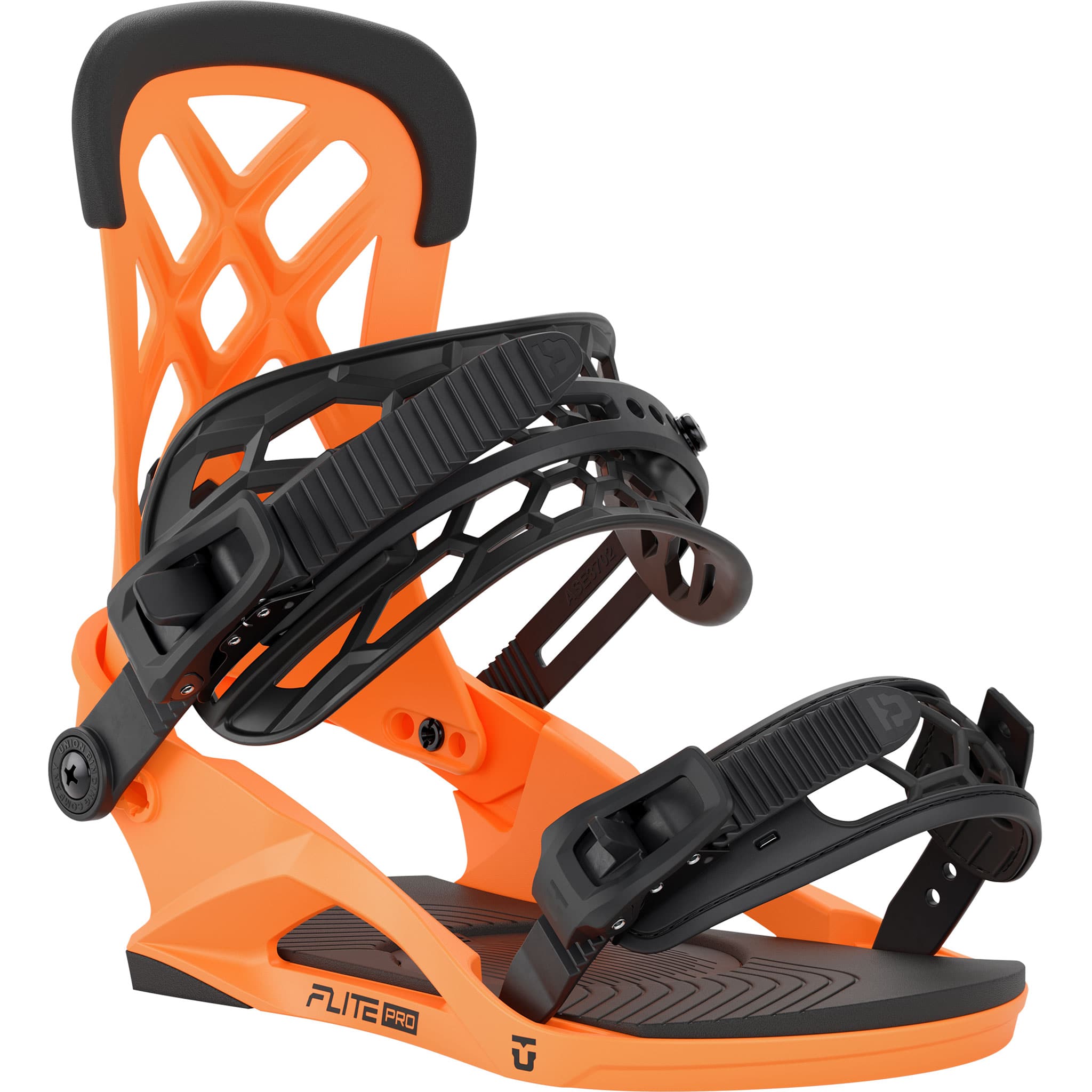 Union Flite Pro Snowboard Binding Orange 2027 Mens Snowboard Bindings