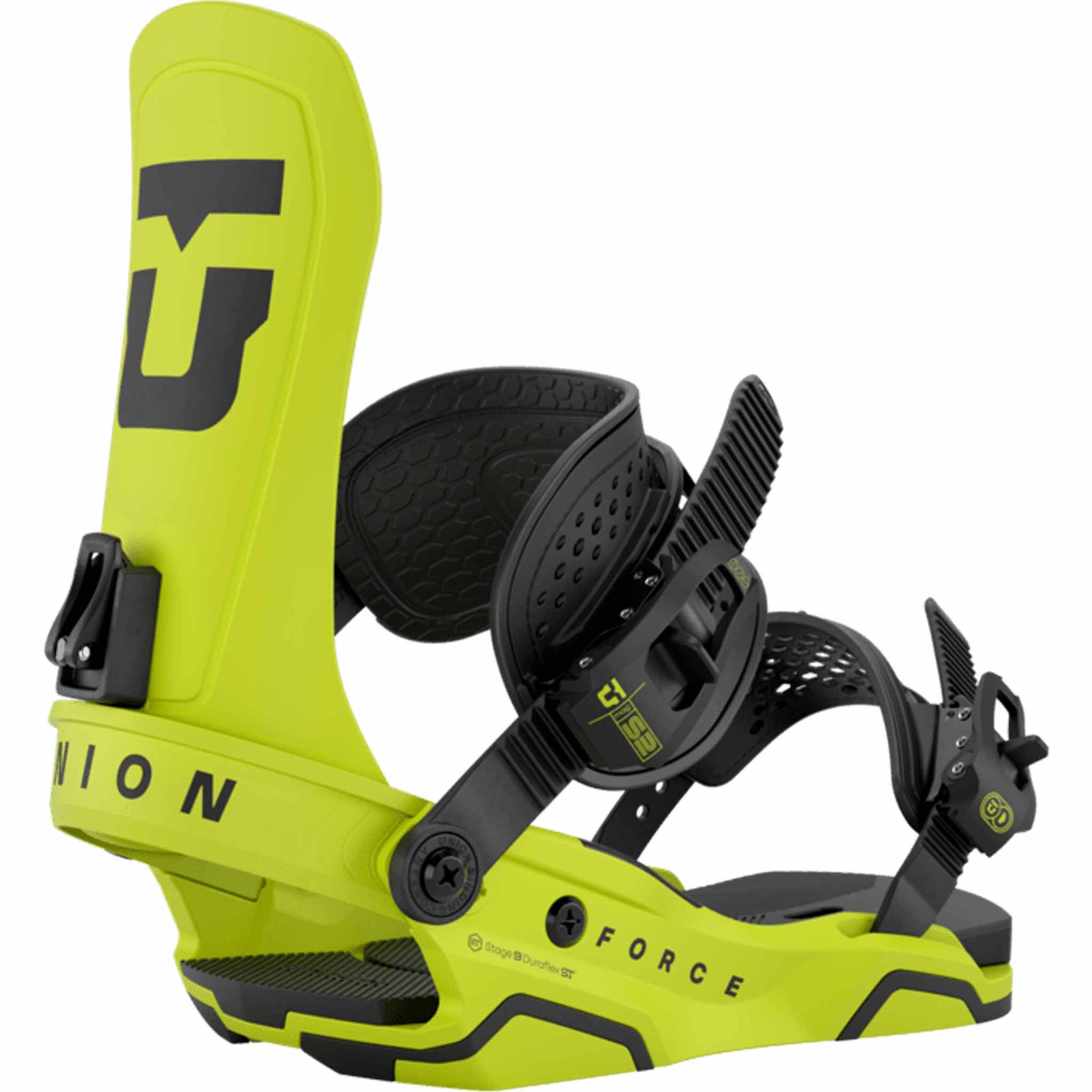 Union Force Snowboard Binding Cyber Lime 2026 Mens Bindings