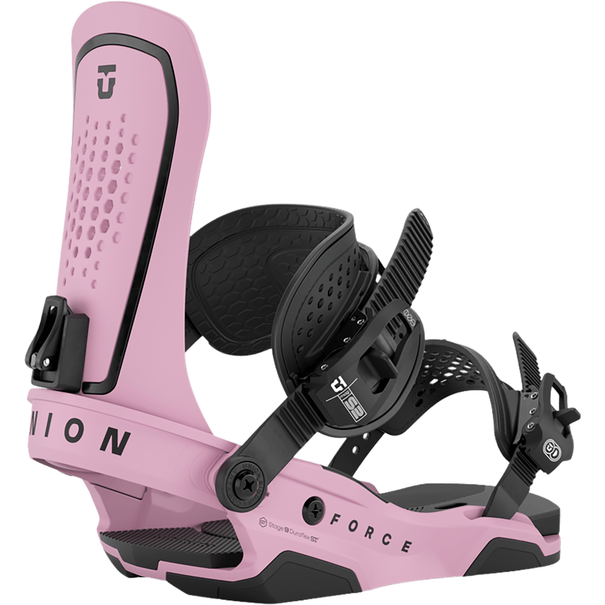 Union Force Snowboard Binding Pink 2027 Mens Snowboard Bindings
