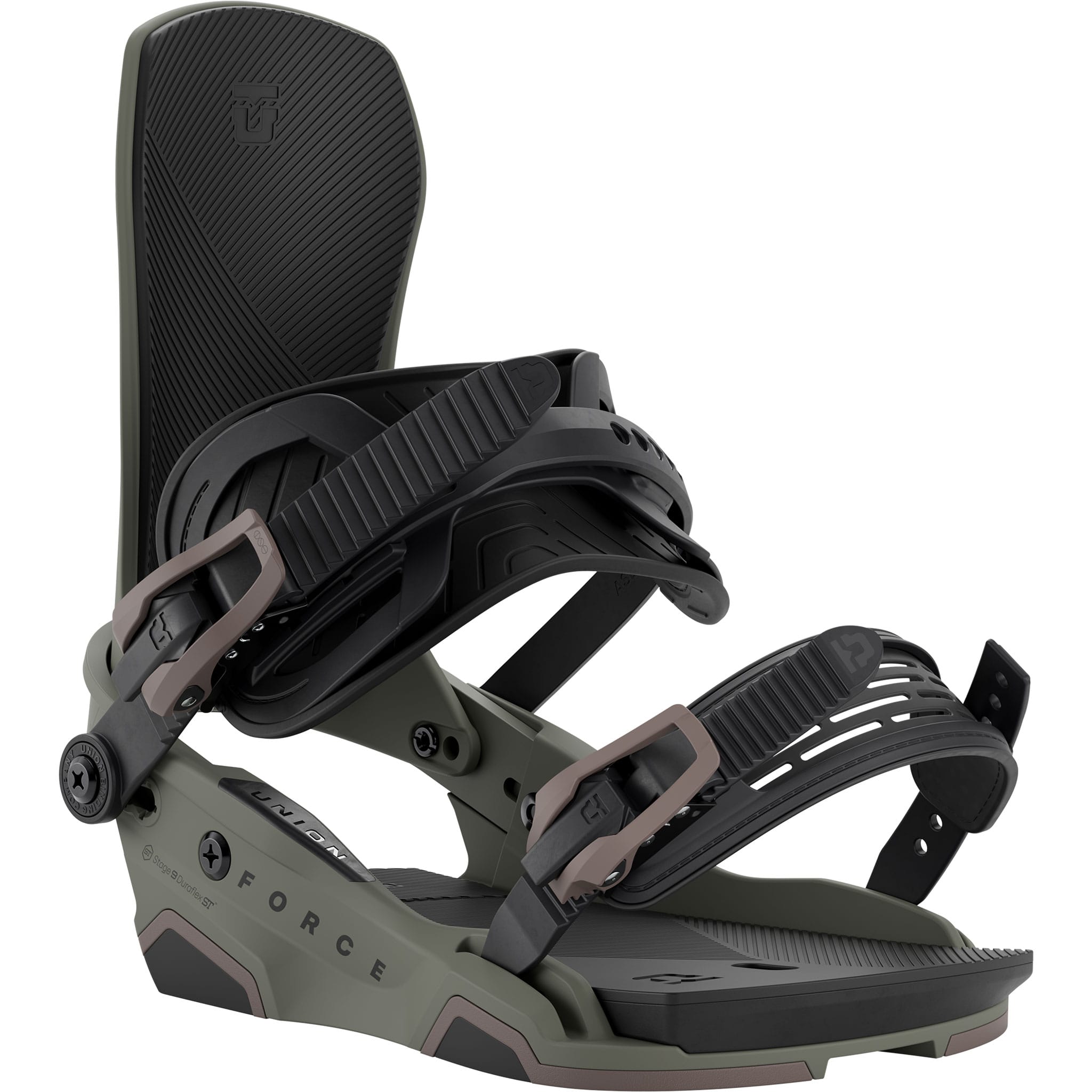 Union Force Team Snowboard Binding Tactical Green 2027 Mens Snowboard Bindings