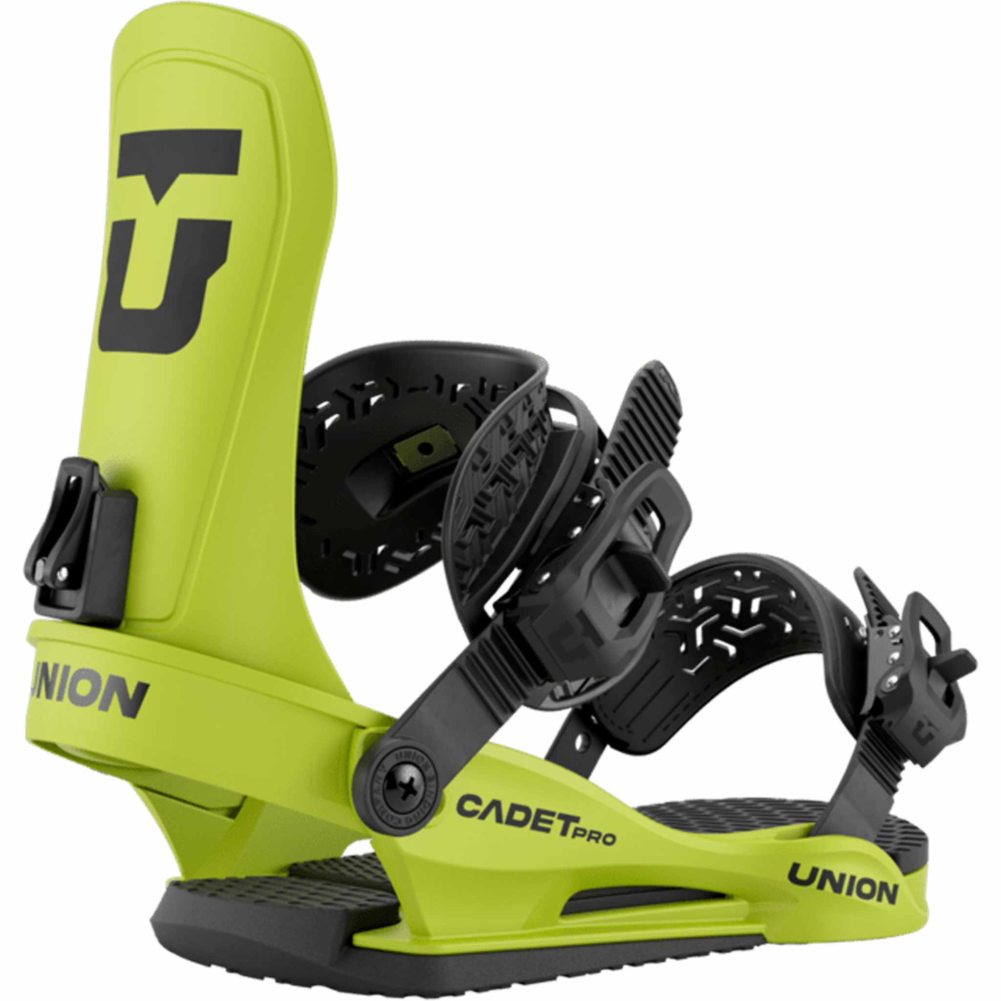 Union Kids Cadet Pro Snowboard Binding Cyber Lime 2026 Kids Binding