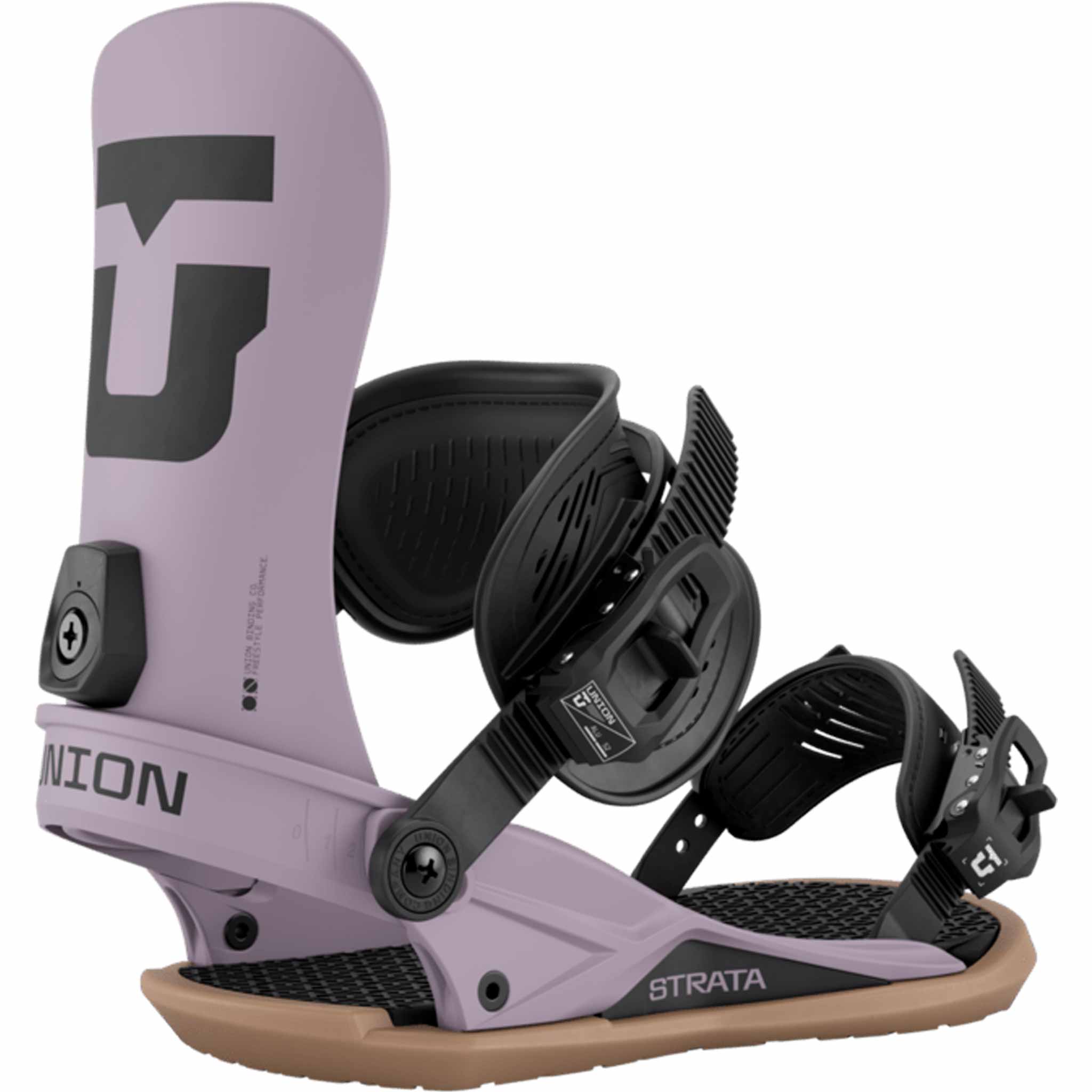 Union Strata Snowboard Binding Grey Violet 2026 Mens Bindings