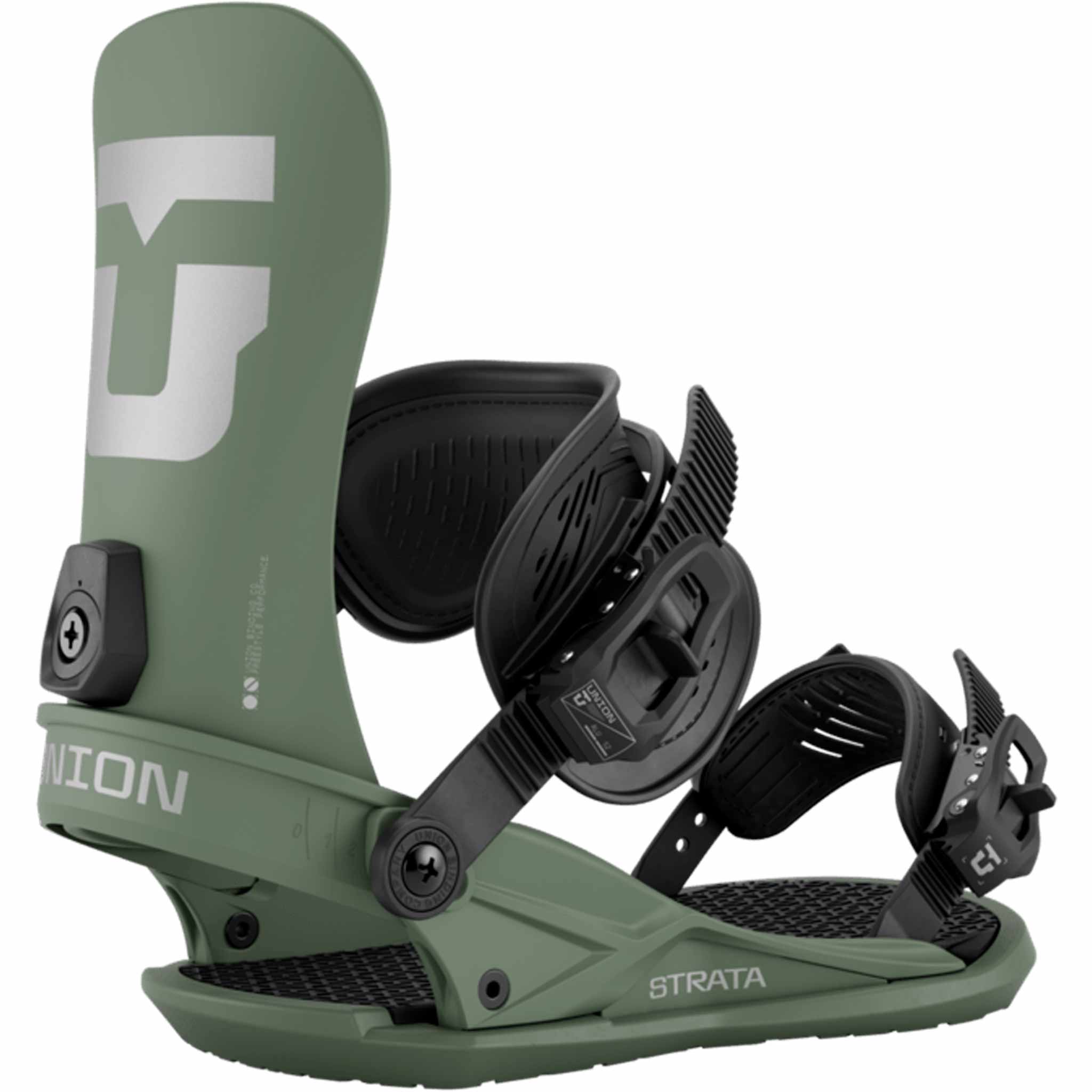 Union Strata Snowboard Binding Olive Green 2026 Mens Bindings