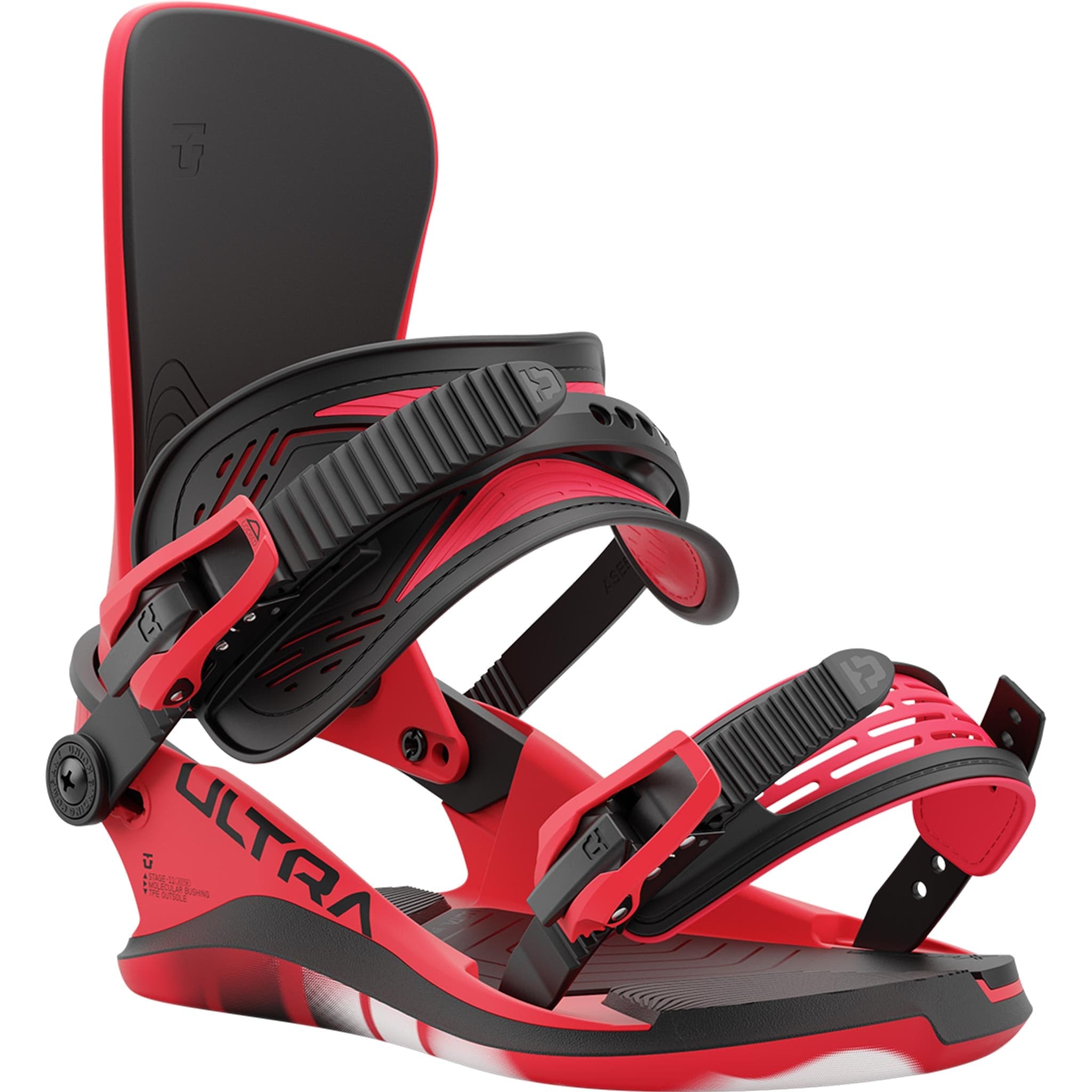 Union Ultra Mens Snowboard Binding Hot Red 2025 Mens Bindings