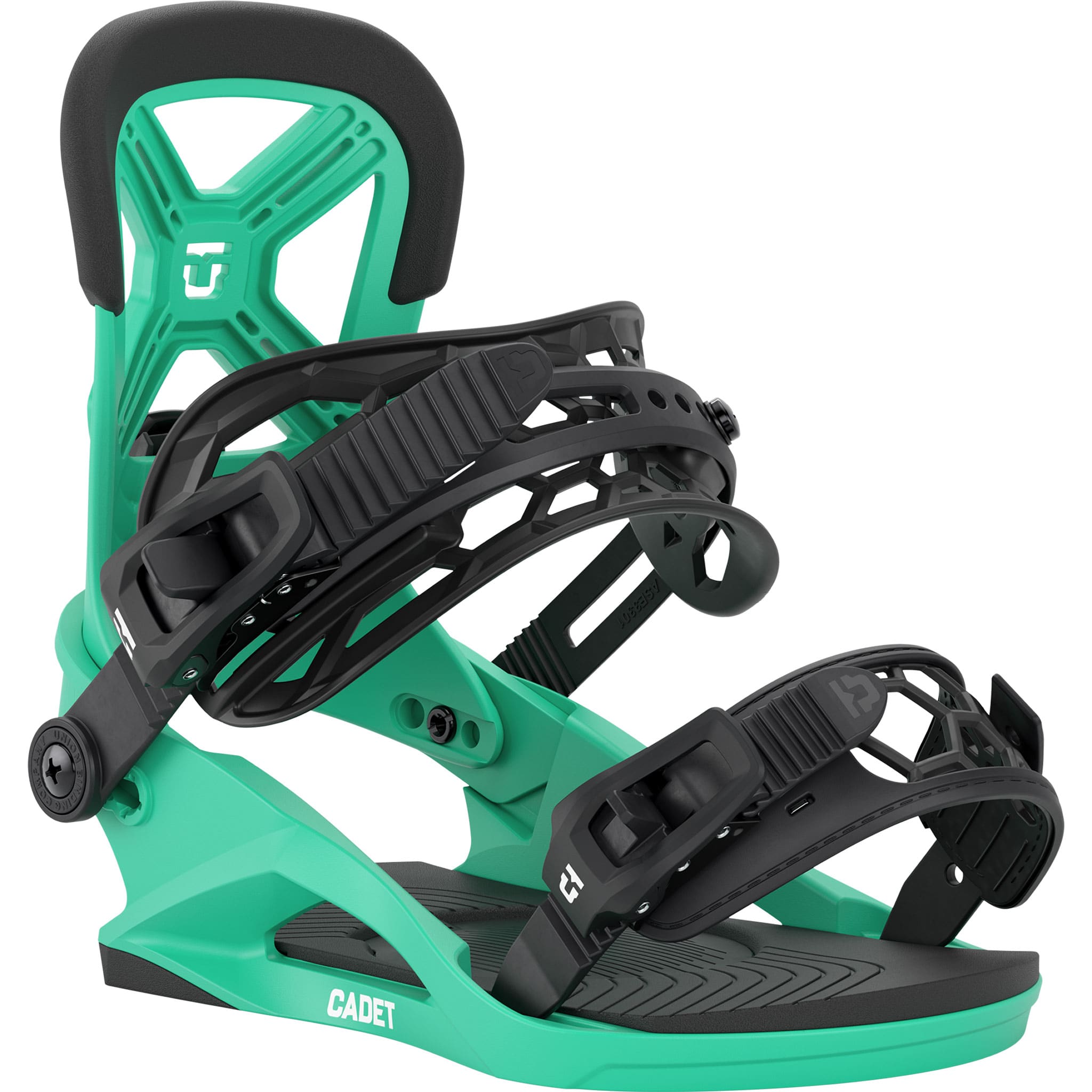 Union Youth Cadet Snowboard Binding Green 2027 Kids Snowboard Bindings