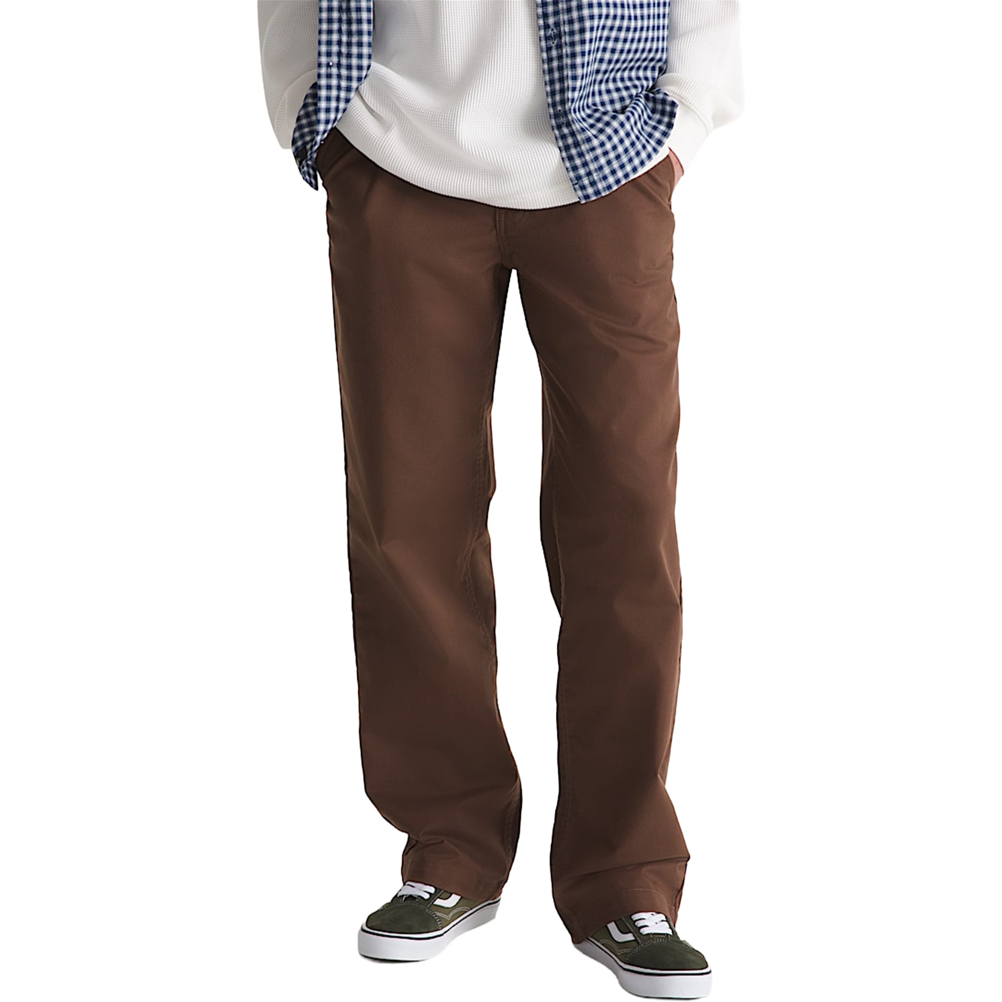 Vans Authentic Chino Straight Pants Vintage Cocoa Brown Pants