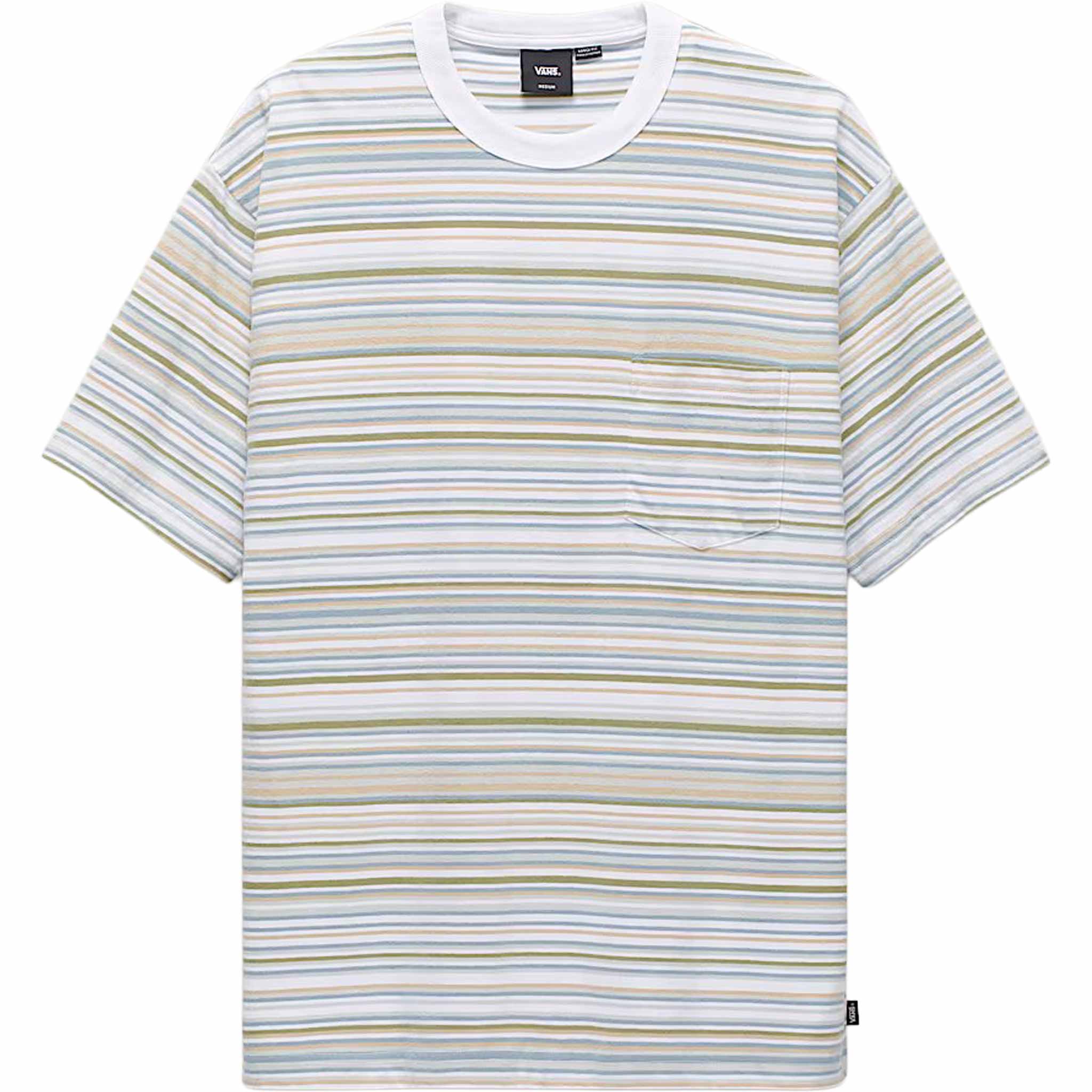 Vans Braden Stripe Knit Tee White T Shirt