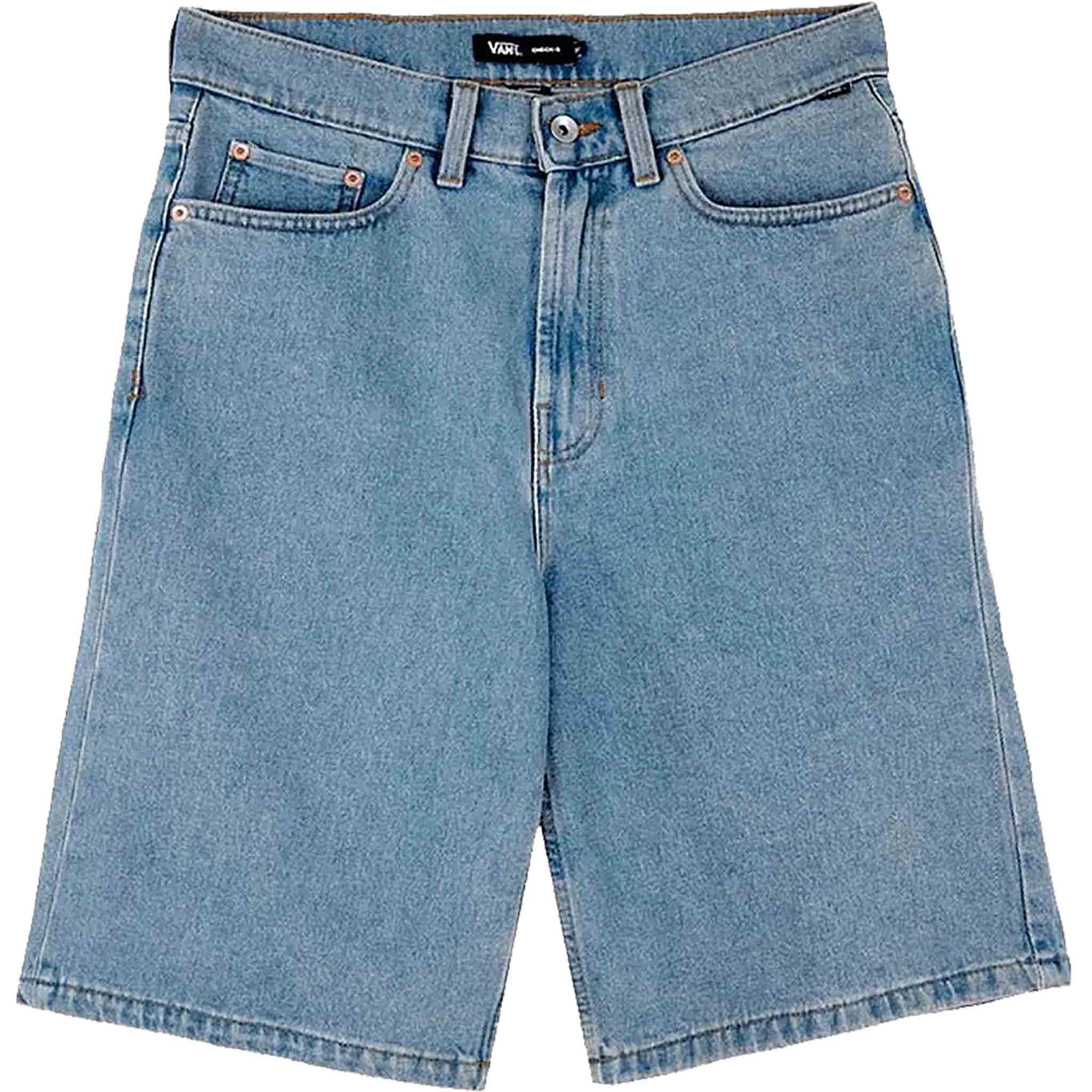 Vans Check 5 Baggy Denim Short Stone Wash Blue Shorts