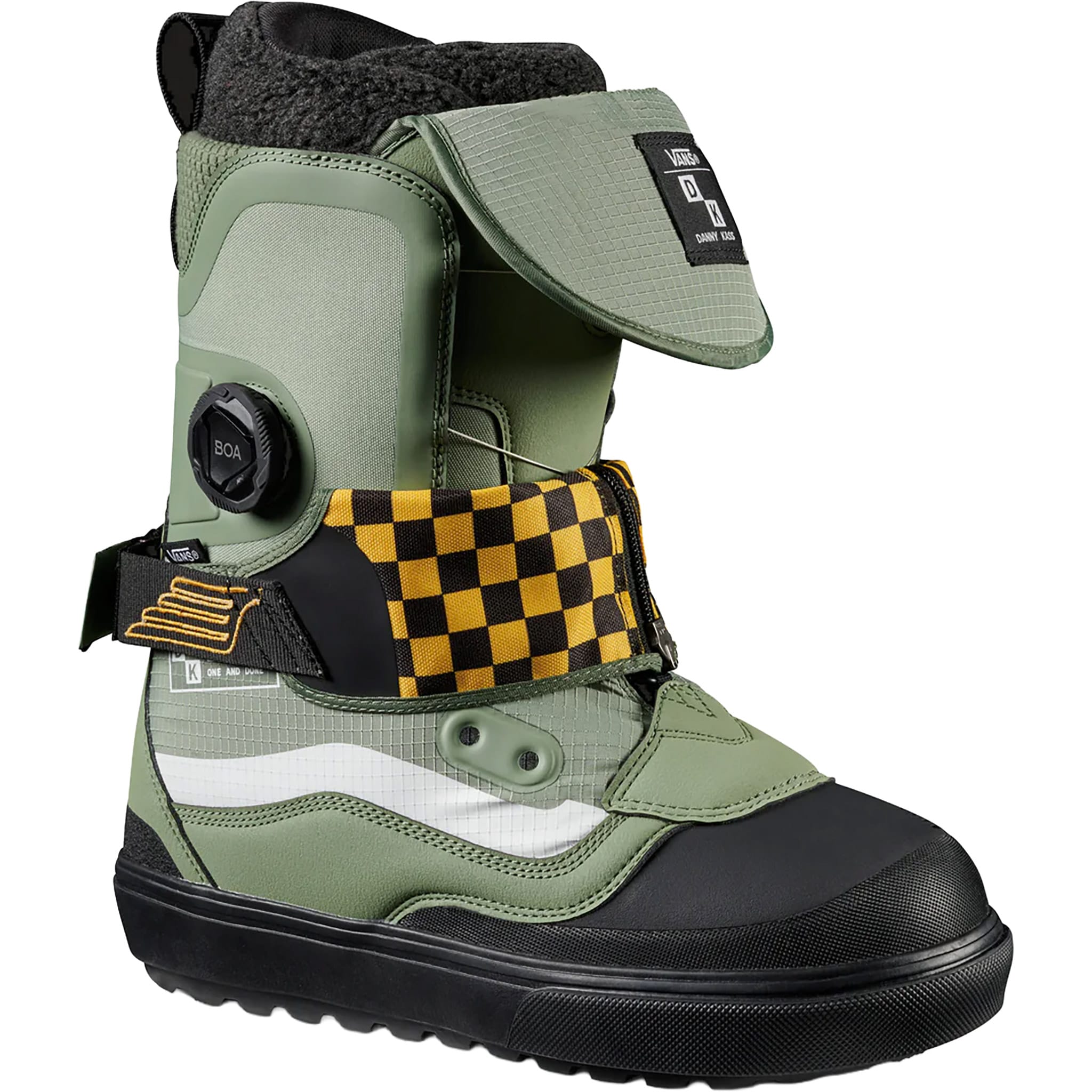 Vans Danny Kass One And Done Snowboard Boot Olive 2024 Mens Snowboard Boots