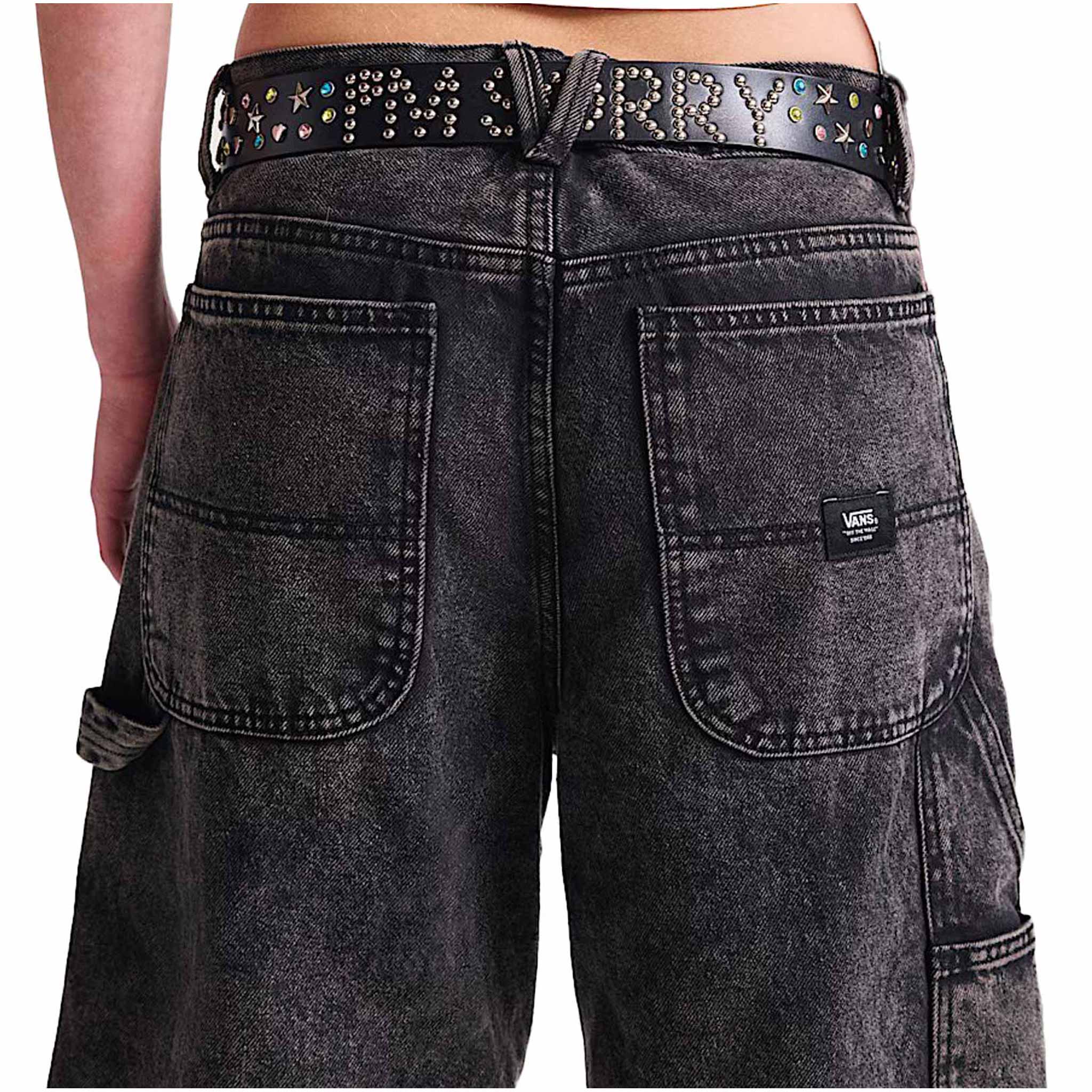 Vans Drill Chore Loose Denim Short Stonewash Black Shorts