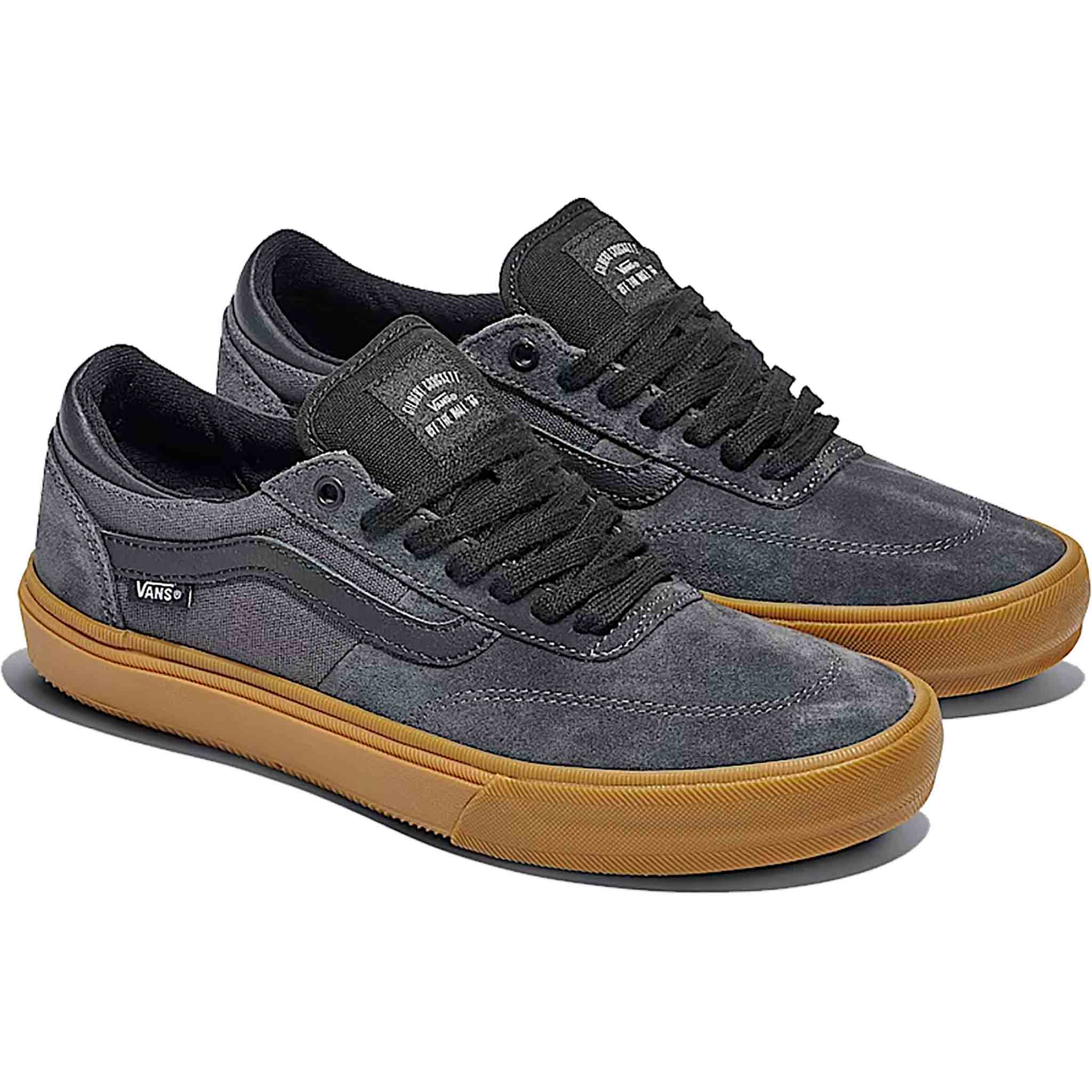 Vans Gilbert Crockett Shoes Black Grey Gum Shoes