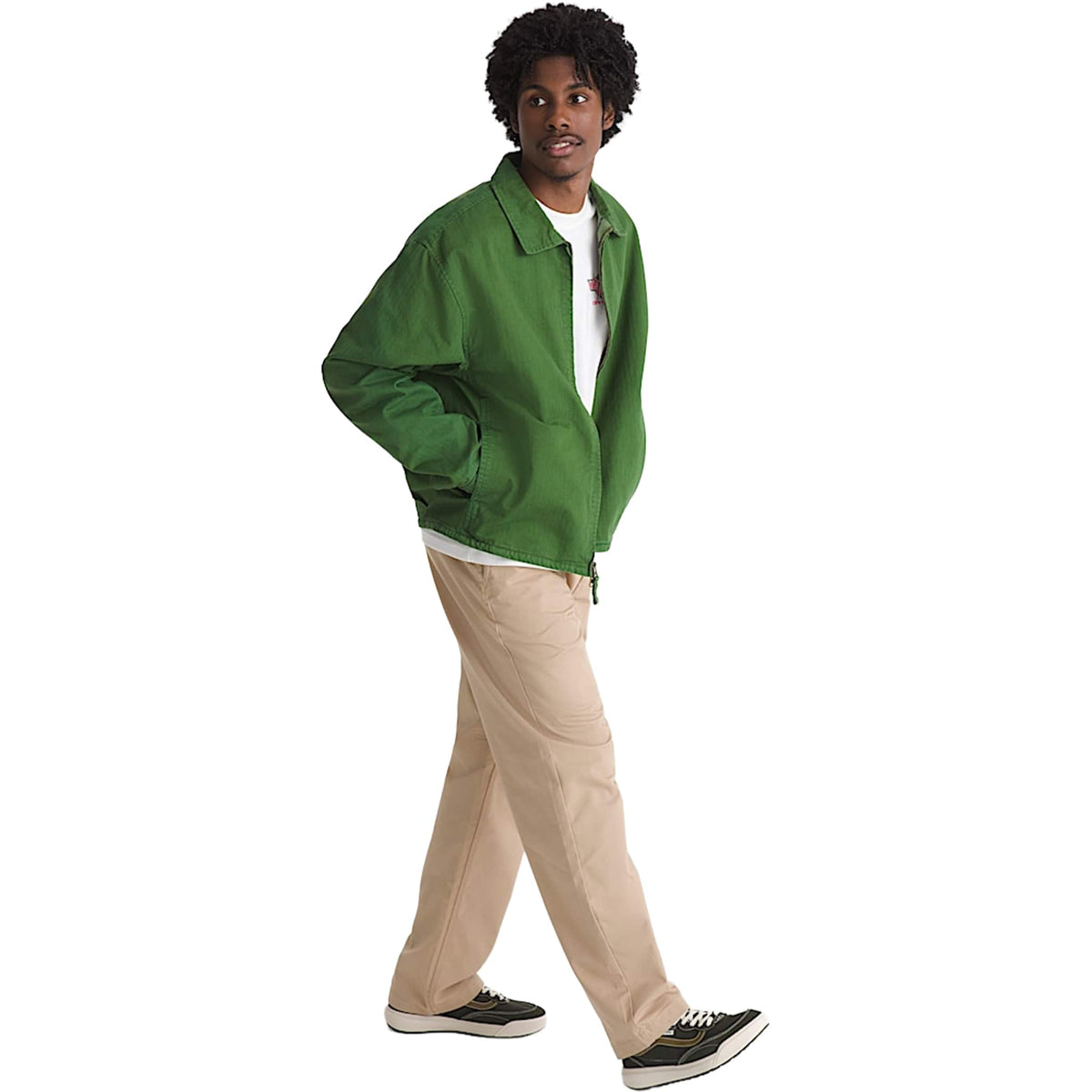 Vans Herringbone Jacket Green Balsam Casual Jackets