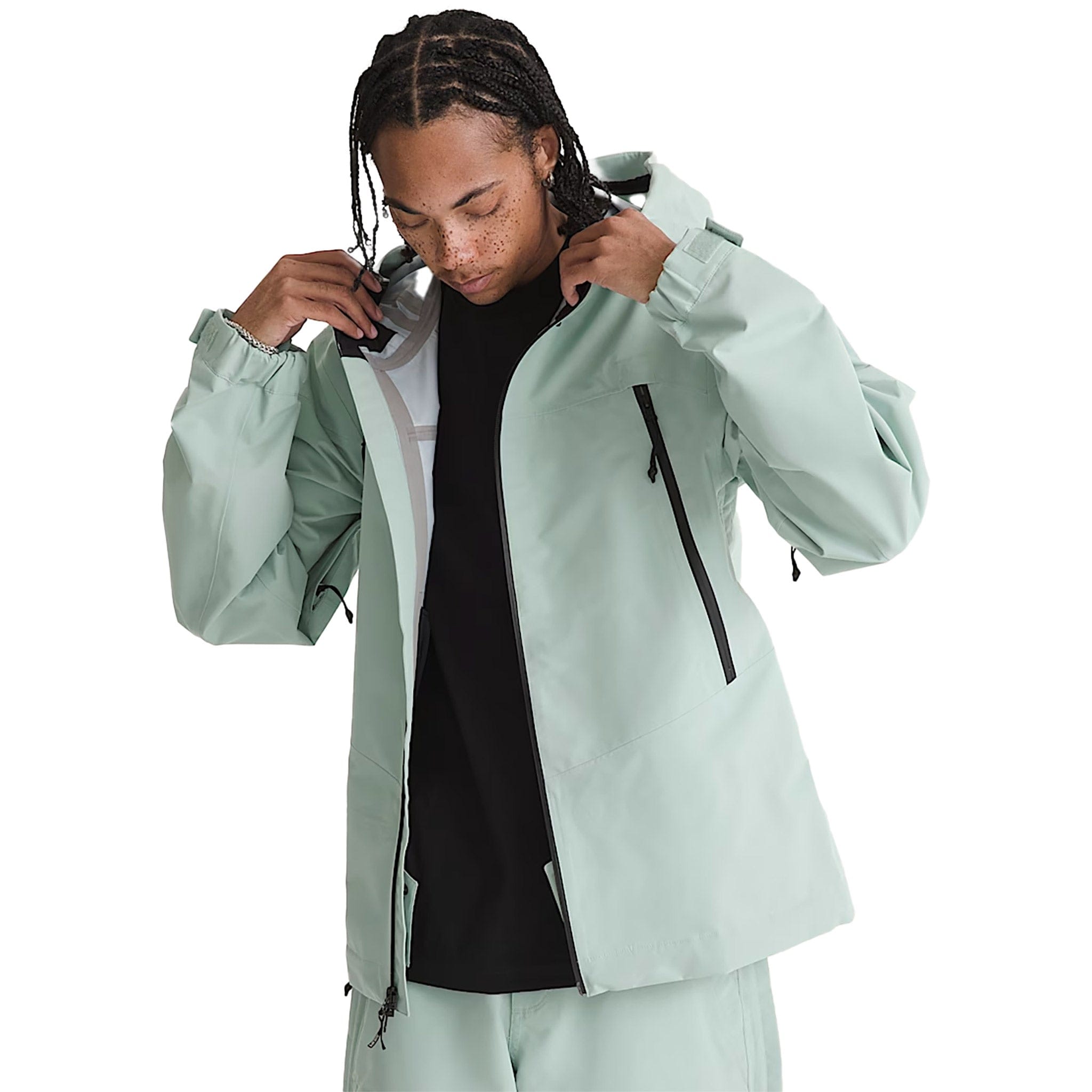 Vans Hi Country 3L Snowboard Jacket Grey Olive 2026 Mens Snowboard Coat