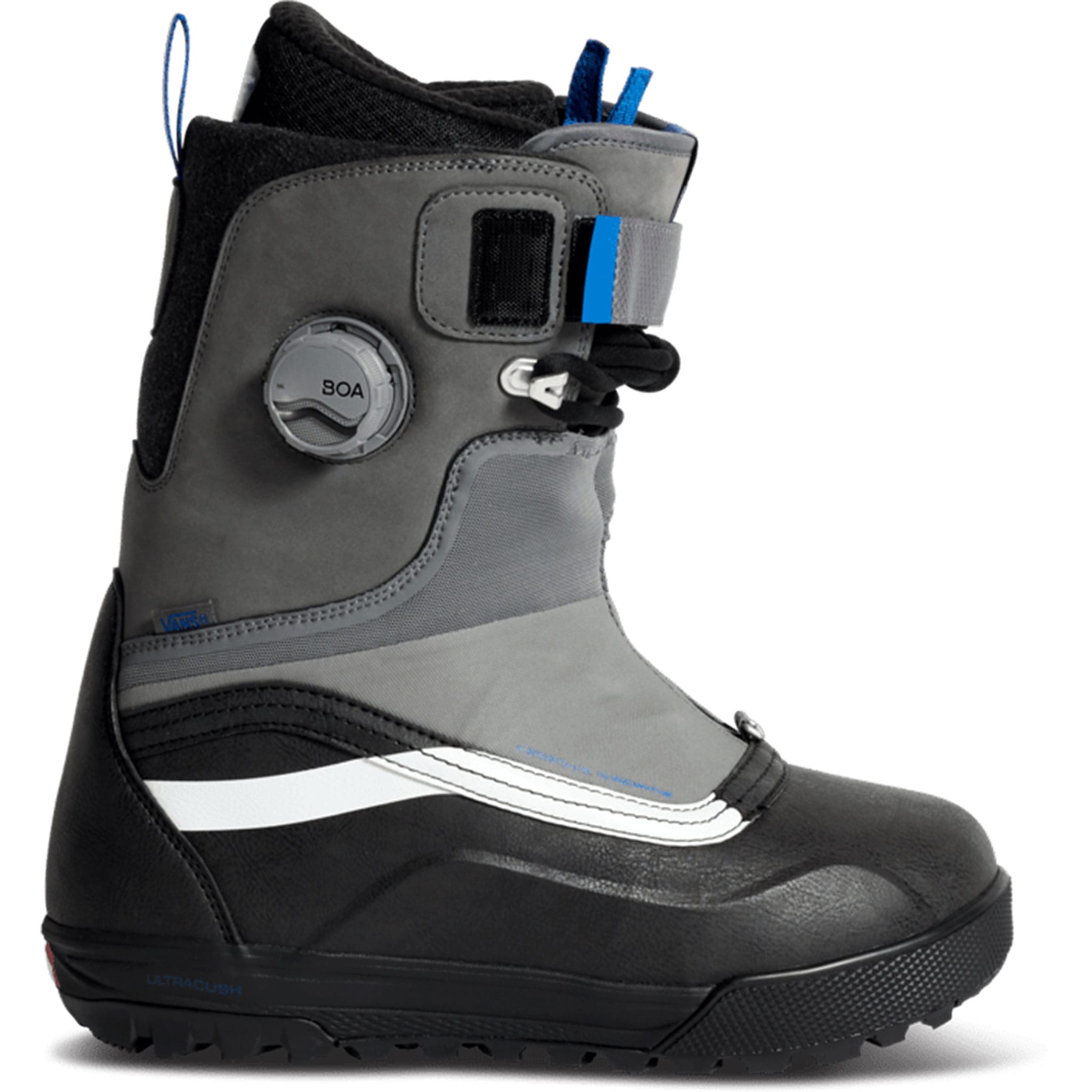 Vans Infuse Sideline Snowboard Boot Pewter Black 2027 Mens Snowboard Boots