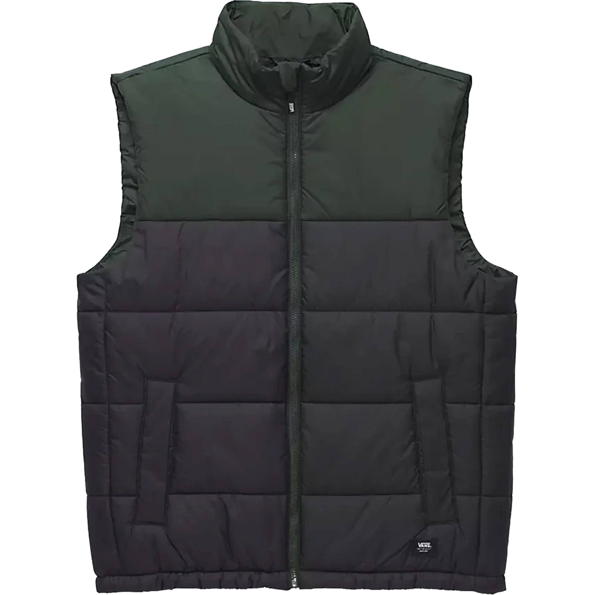 Vans No Hood Norris MTE-1 Vest Black Deep Forest Mens Thermal