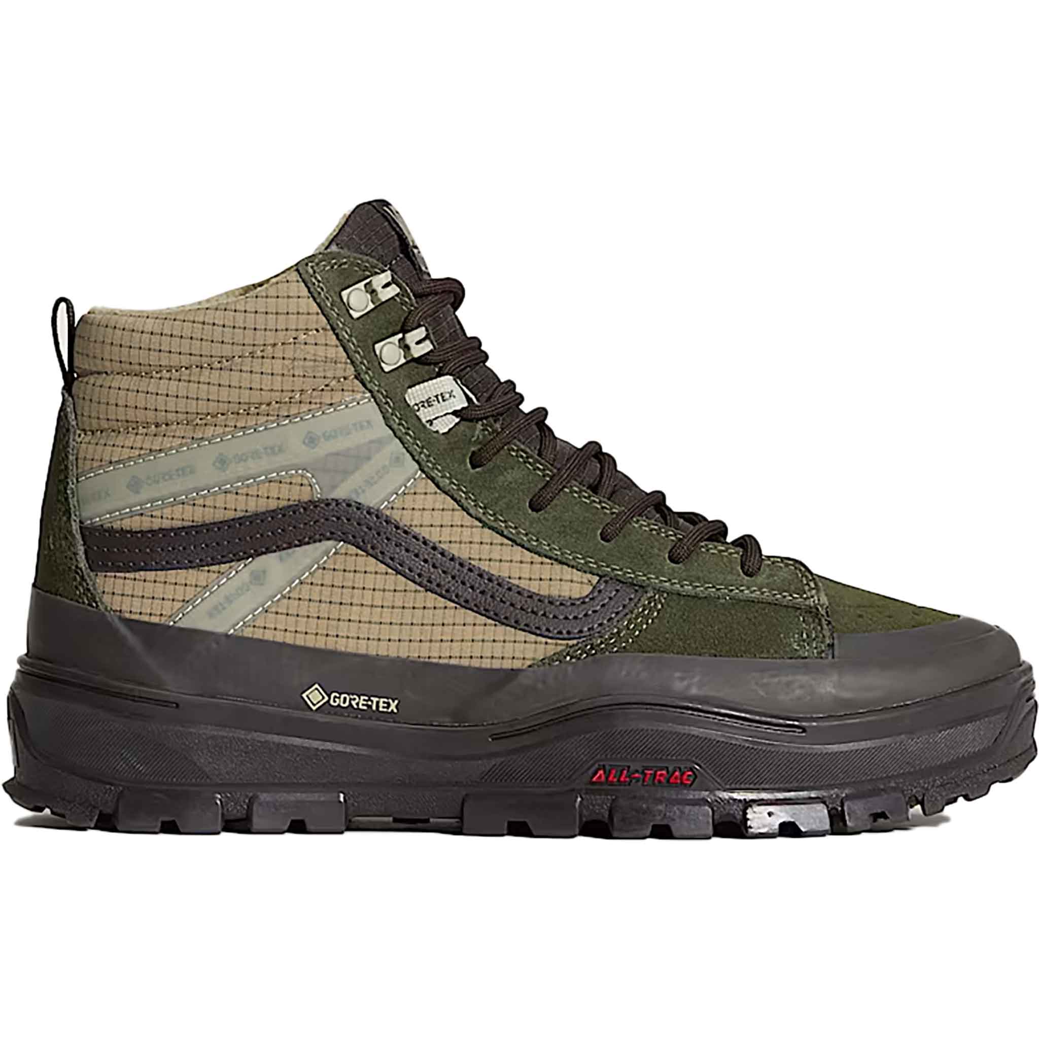 Vans Sk8-Hi Gore-Tex Insulated Shoes Dark Green Dark Brown Shoes