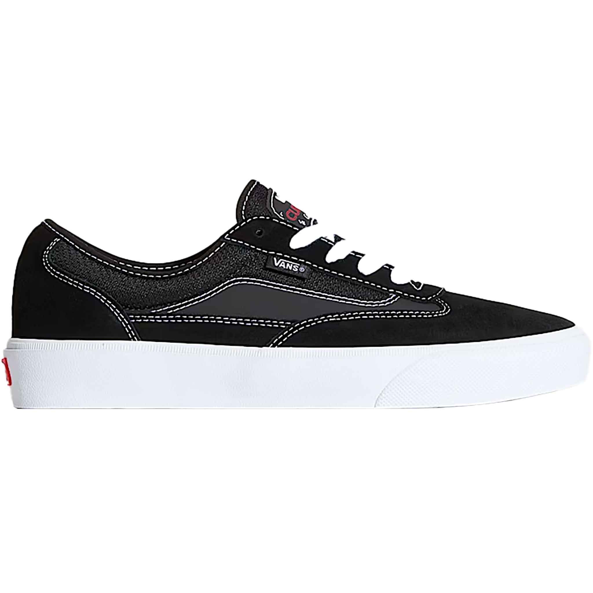 Vans Skate Curren Caples Shoes Black White Shoes