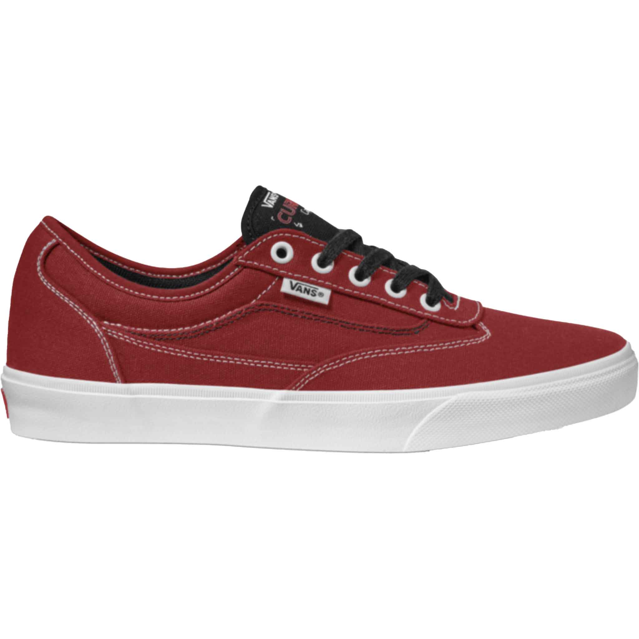 Vans Skate Curren Caples Shoes Red White Shoes