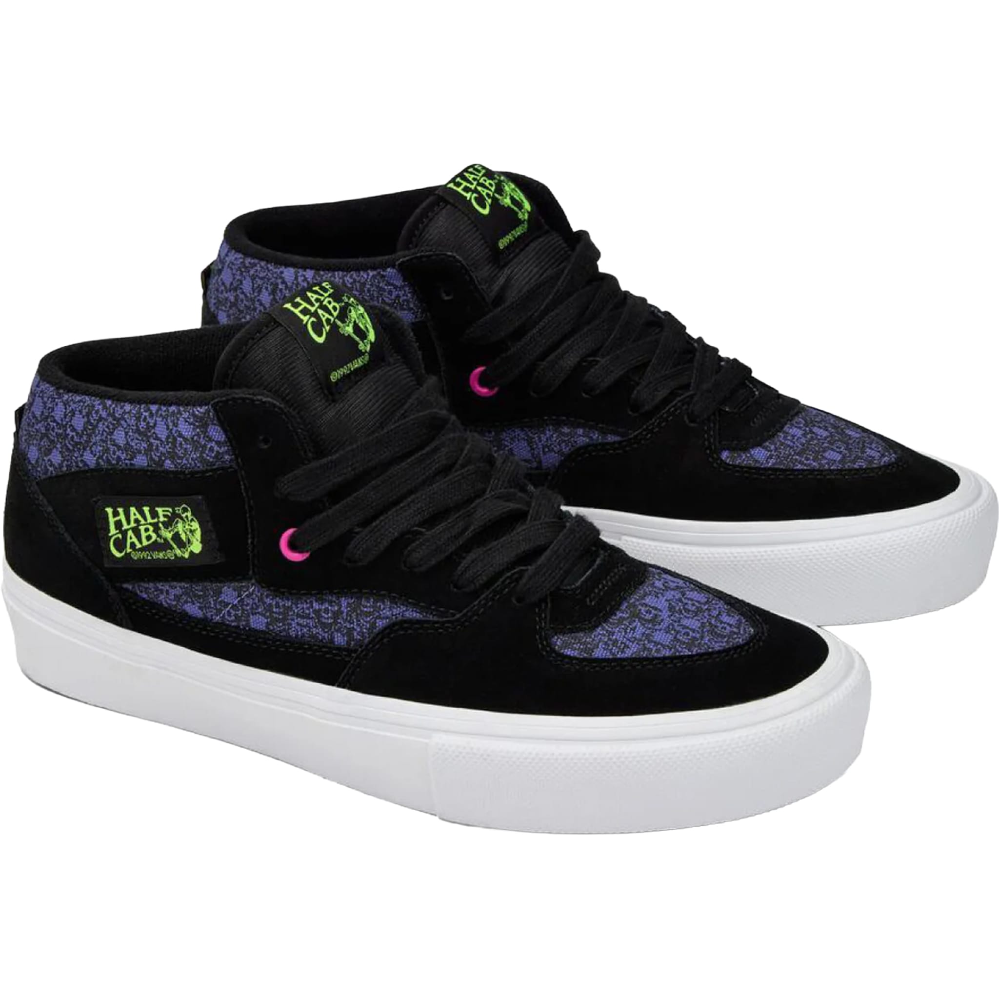 Vans Skate Half Cab Shoe Acid Airbrush Violet Purple Shoes
