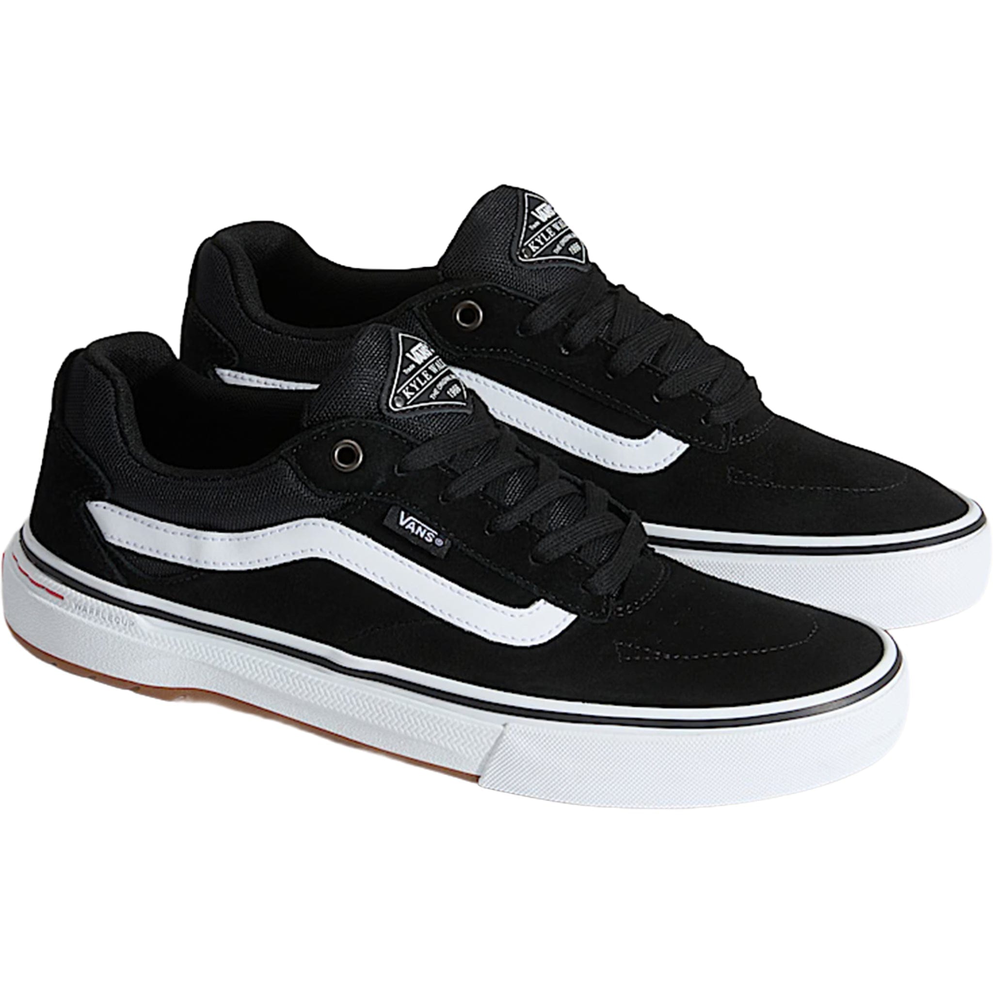 Vans Skate Kyle Walker WaffleCup Shoe Black White Shoes