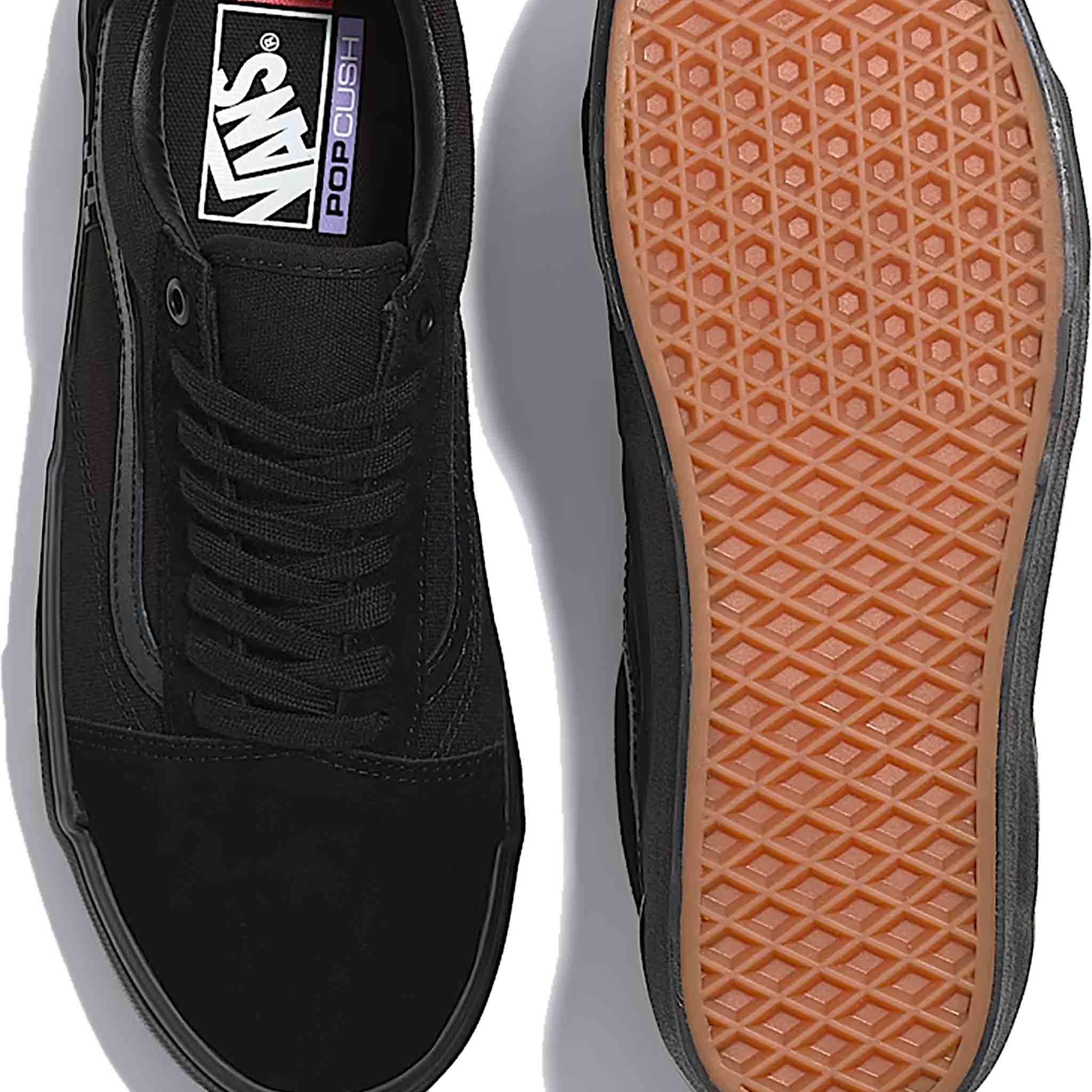 Vans Skate Old Skool Shoes Black Black Shoes