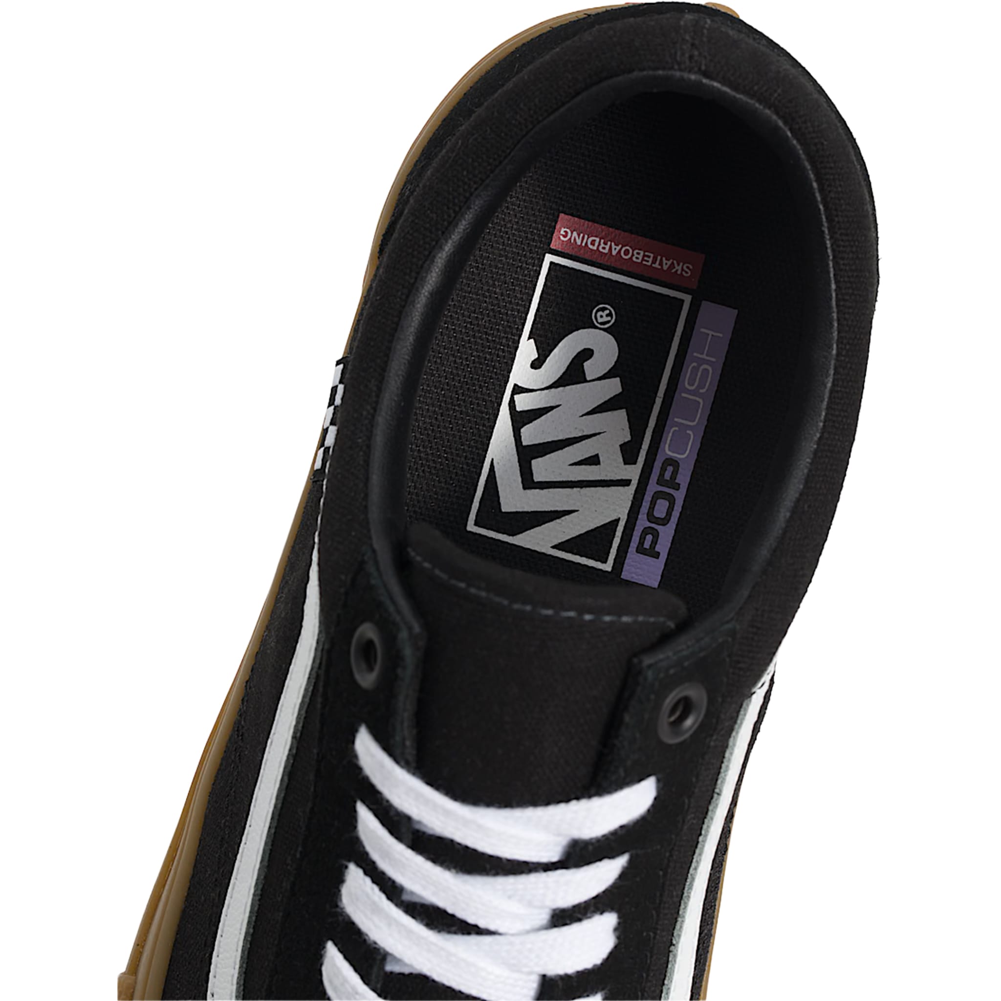 Vans Skate Old Skool Shoes Black Gum Shoes