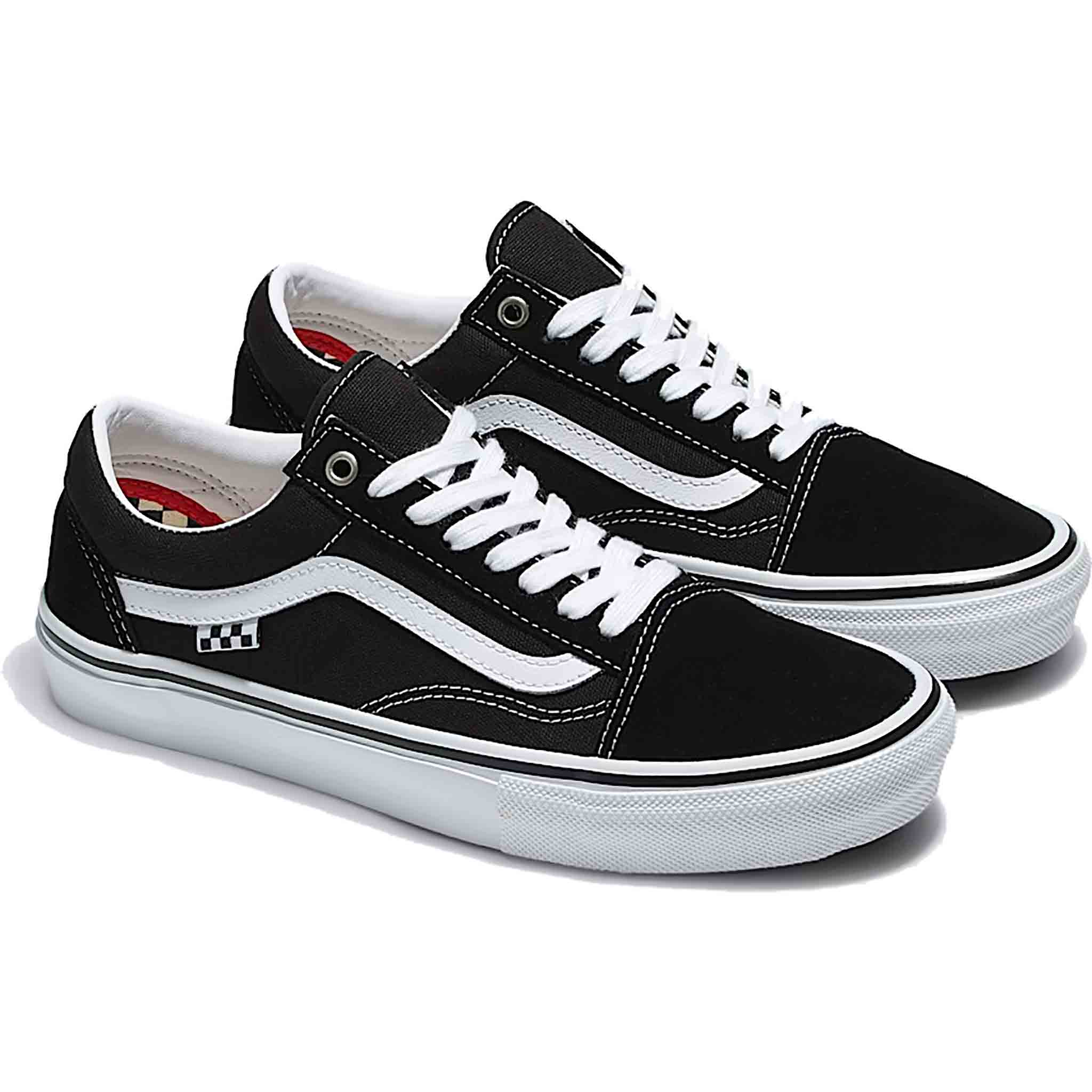 Vans Skate Old Skool Shoes Black White Shoes
