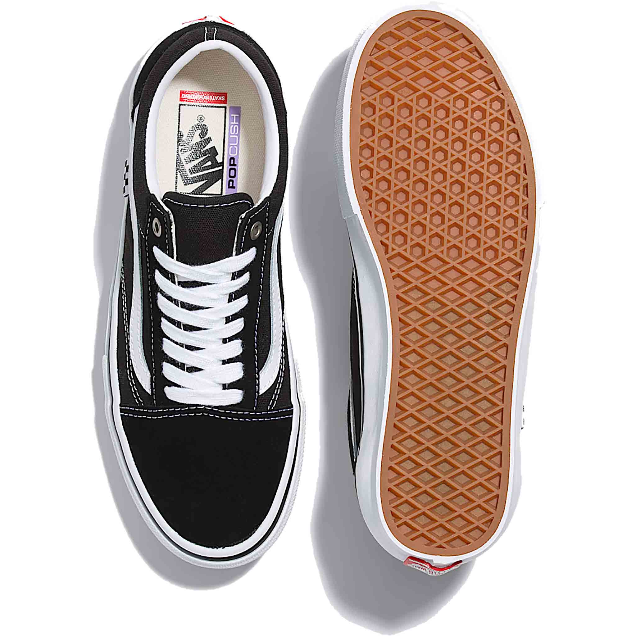 Vans Skate Old Skool Shoes Black White Shoes