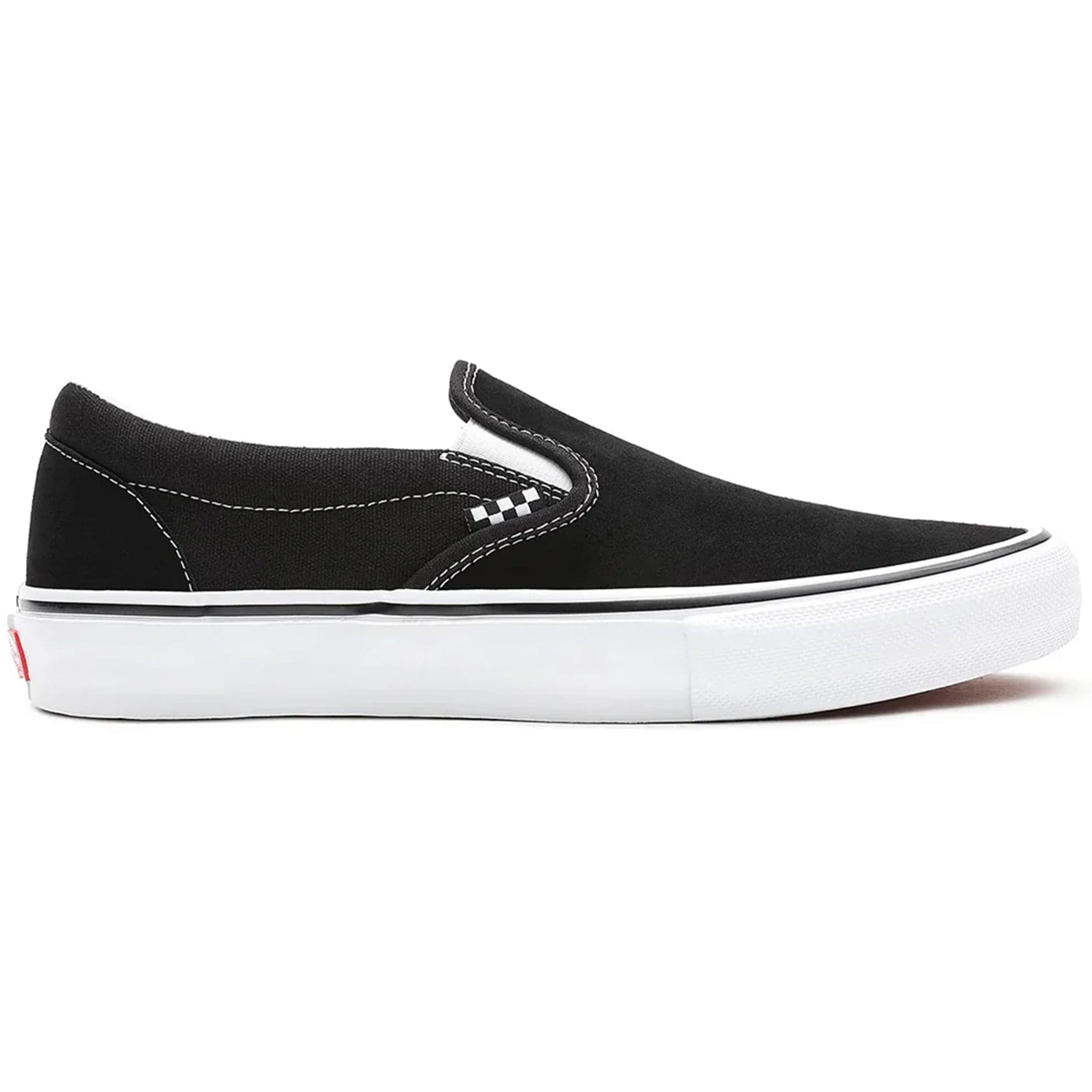 Vans Skate Slip On Shoe Black White Shoes