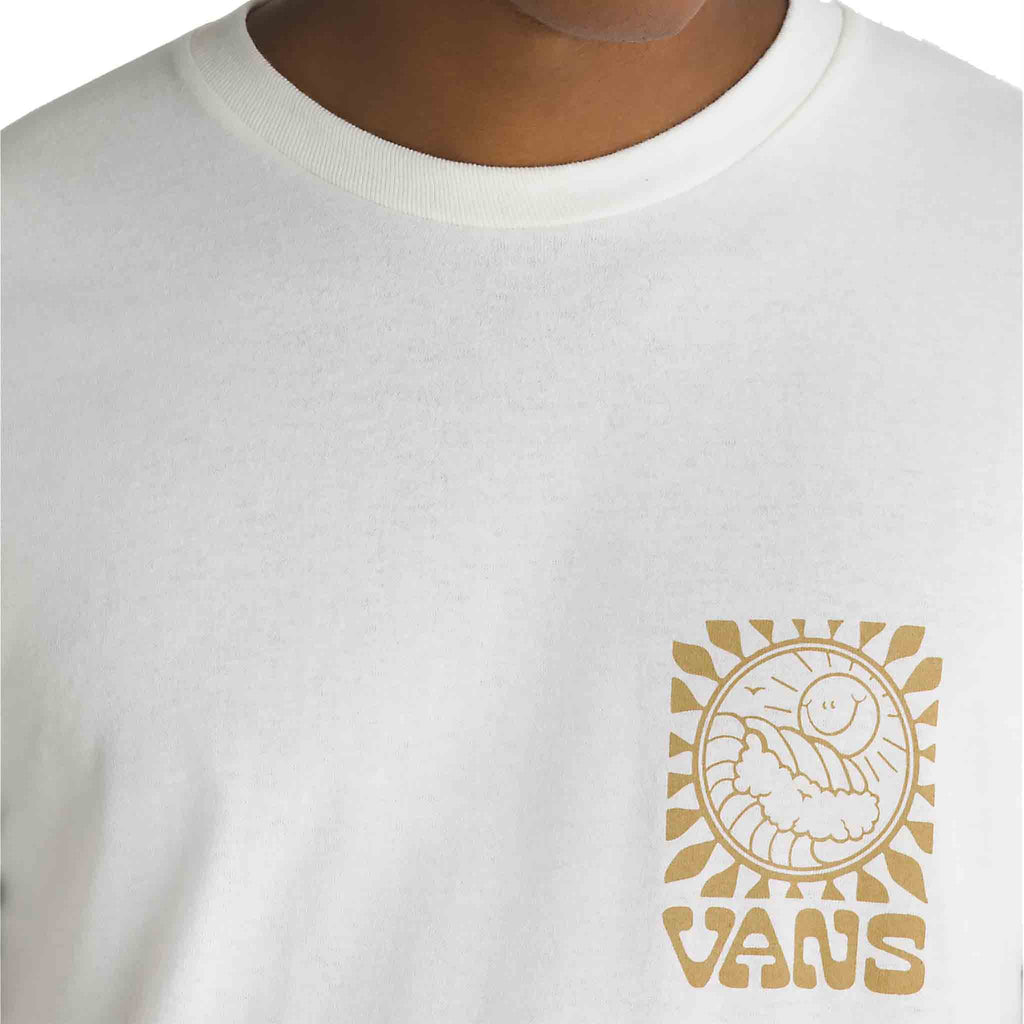 Vans Sun And Surf Short Sleeve Tee Marshmallow T Shirt