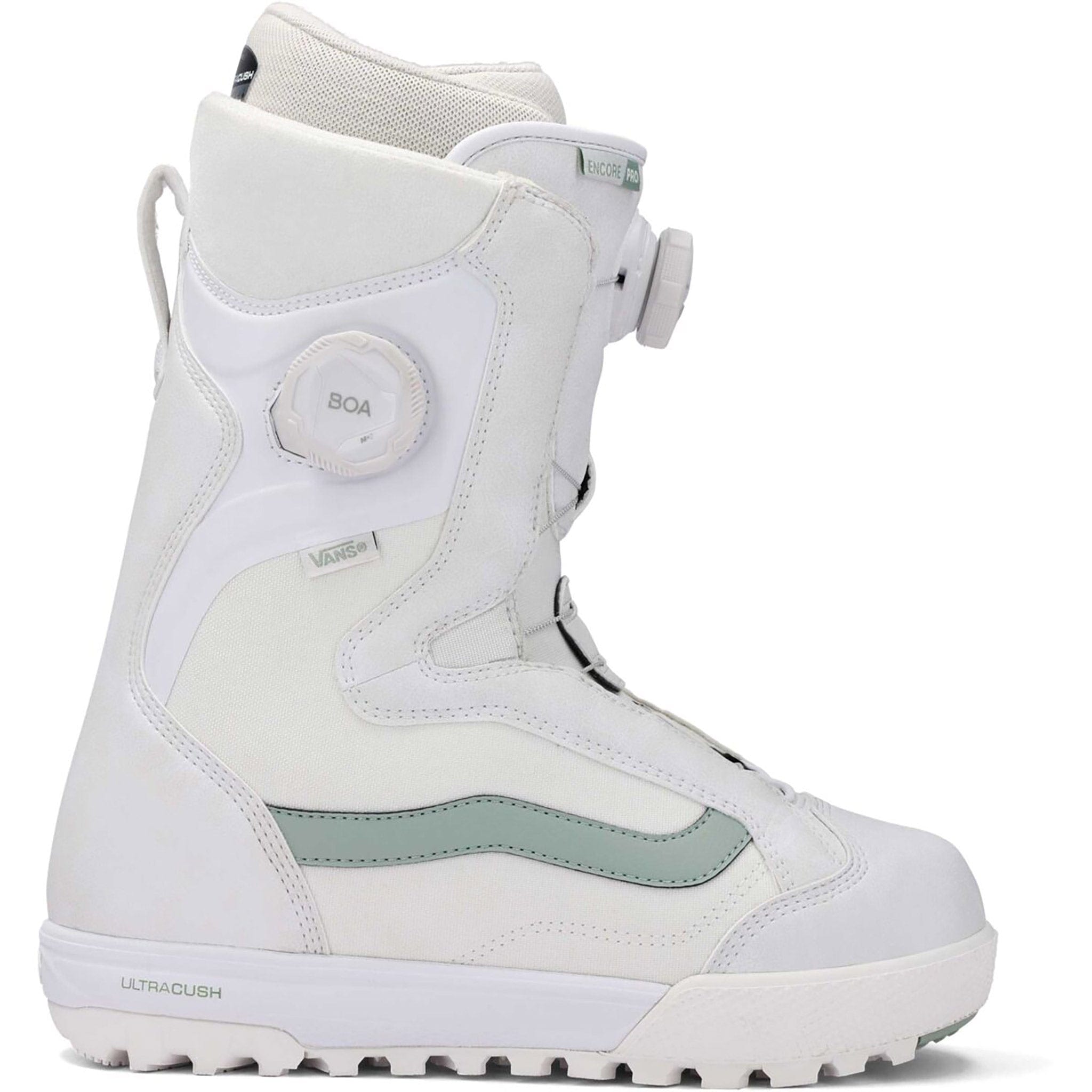 Vans Womens Encore Pro 30th Anniversary Snowboard Boots White Gray Olive 2026 Women's Boots