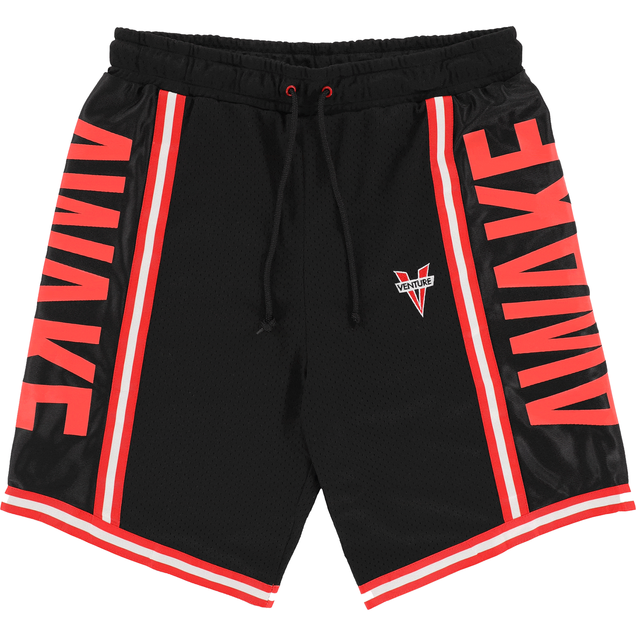Venture Awake Custom Short Black Red Shorts