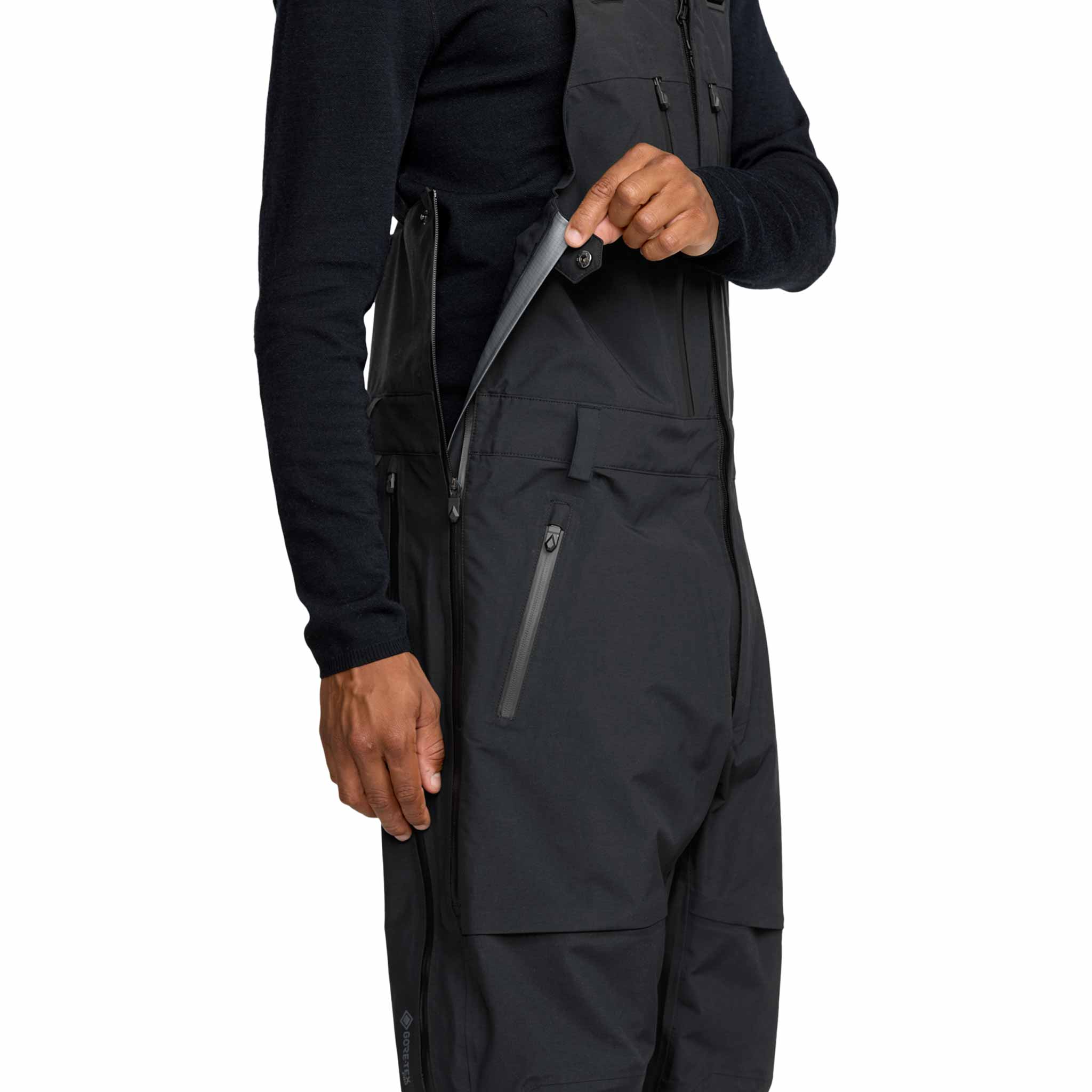 Volcom Anyox Gore-Tex Pro Shell Bib Black 2026 Mens Snowboard Pants