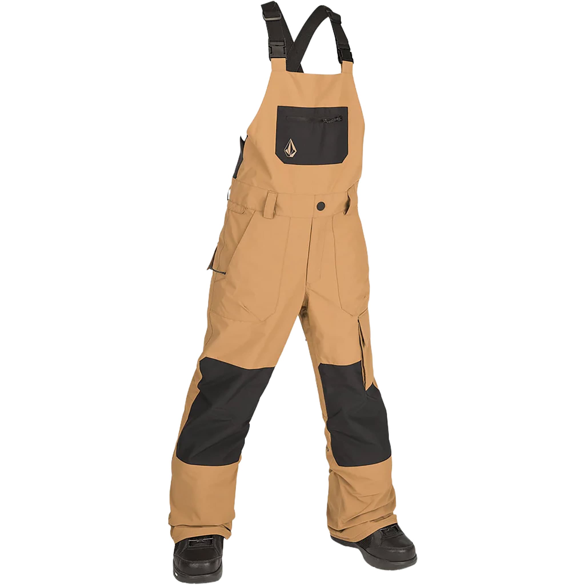 Volcom Barkley Kids Insulated Bibs Caramel 2022 Youth Pants