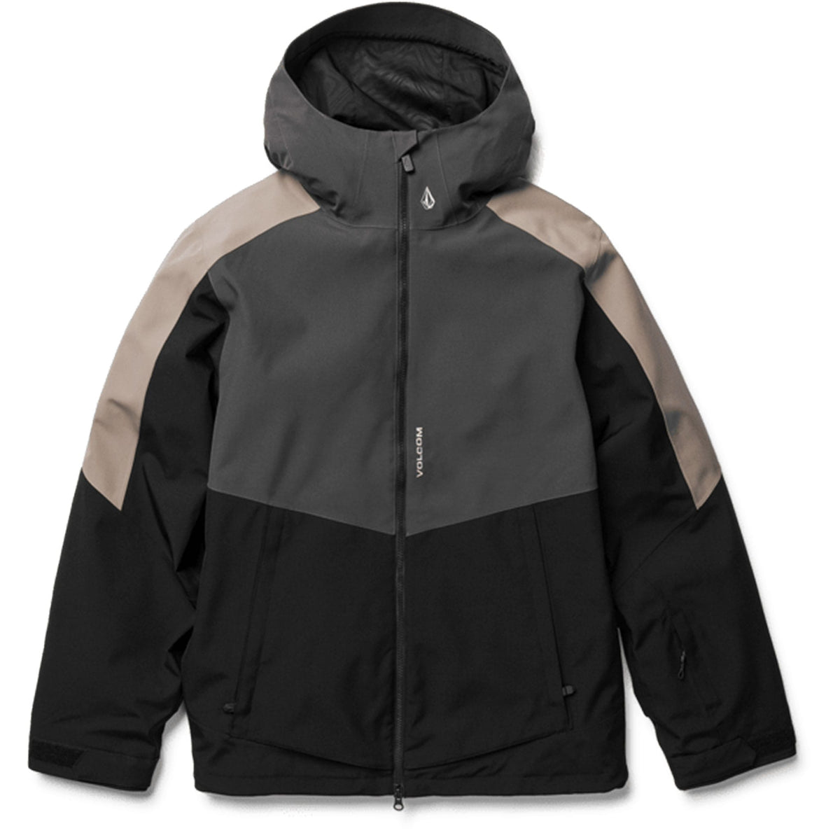 Volcom Brighton Full Zip Jacket Dark Grey 2027 Mens Snowboard Jackets