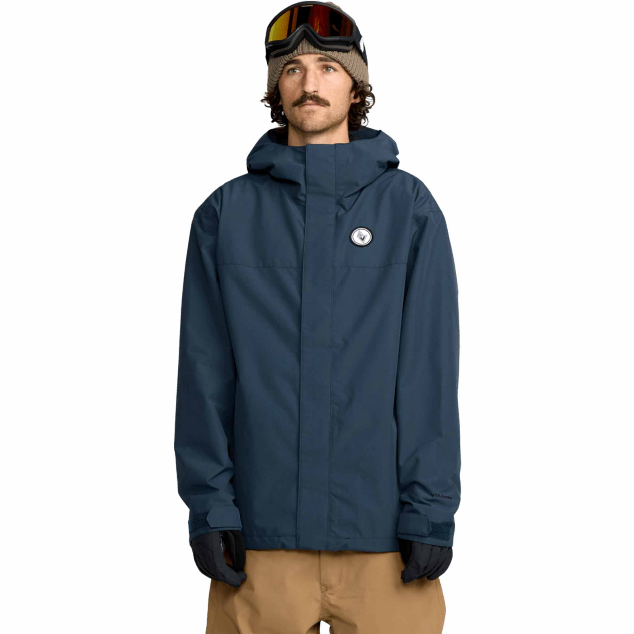 Volcom Buckthreeeighty Jacket Deep Blue 2026 Mens Snowboard Coat
